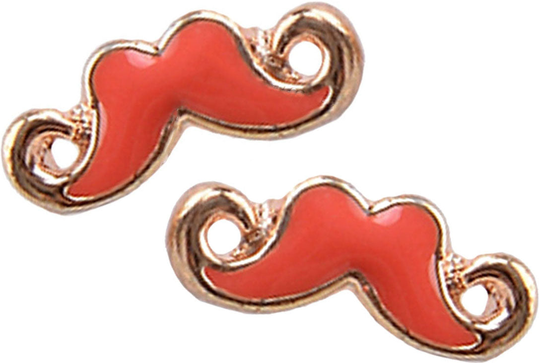 Suesse_Retro_MUSTACHE_50s_Bart_Ohrstecker_aprico3kUrGJzQUcxhe