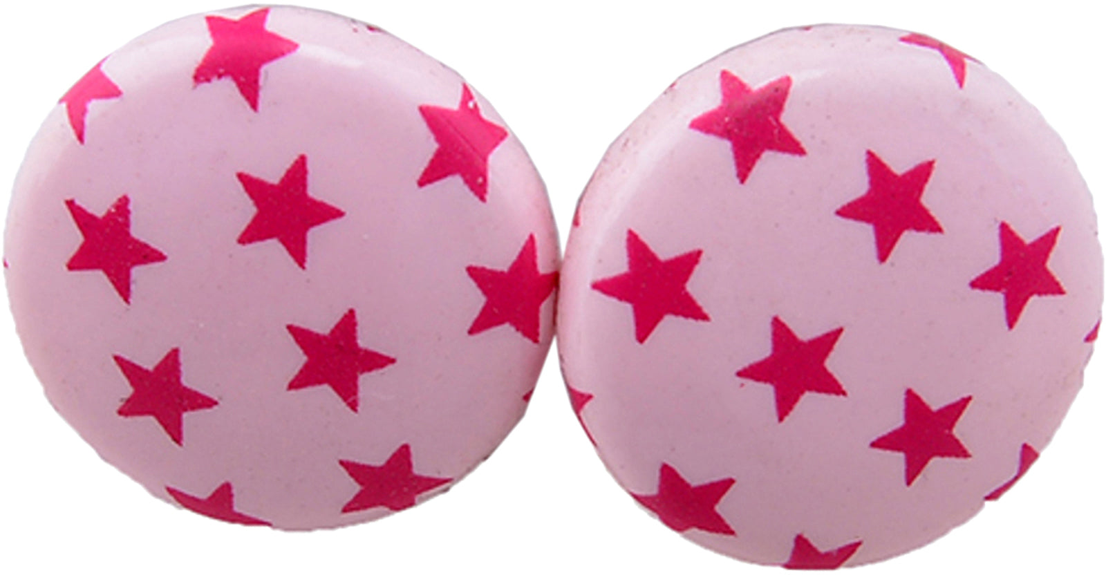 Suesse_Retro_STARS_Sterne_Sternchen_Ohrstecker_-_Pink_killer_kirsche