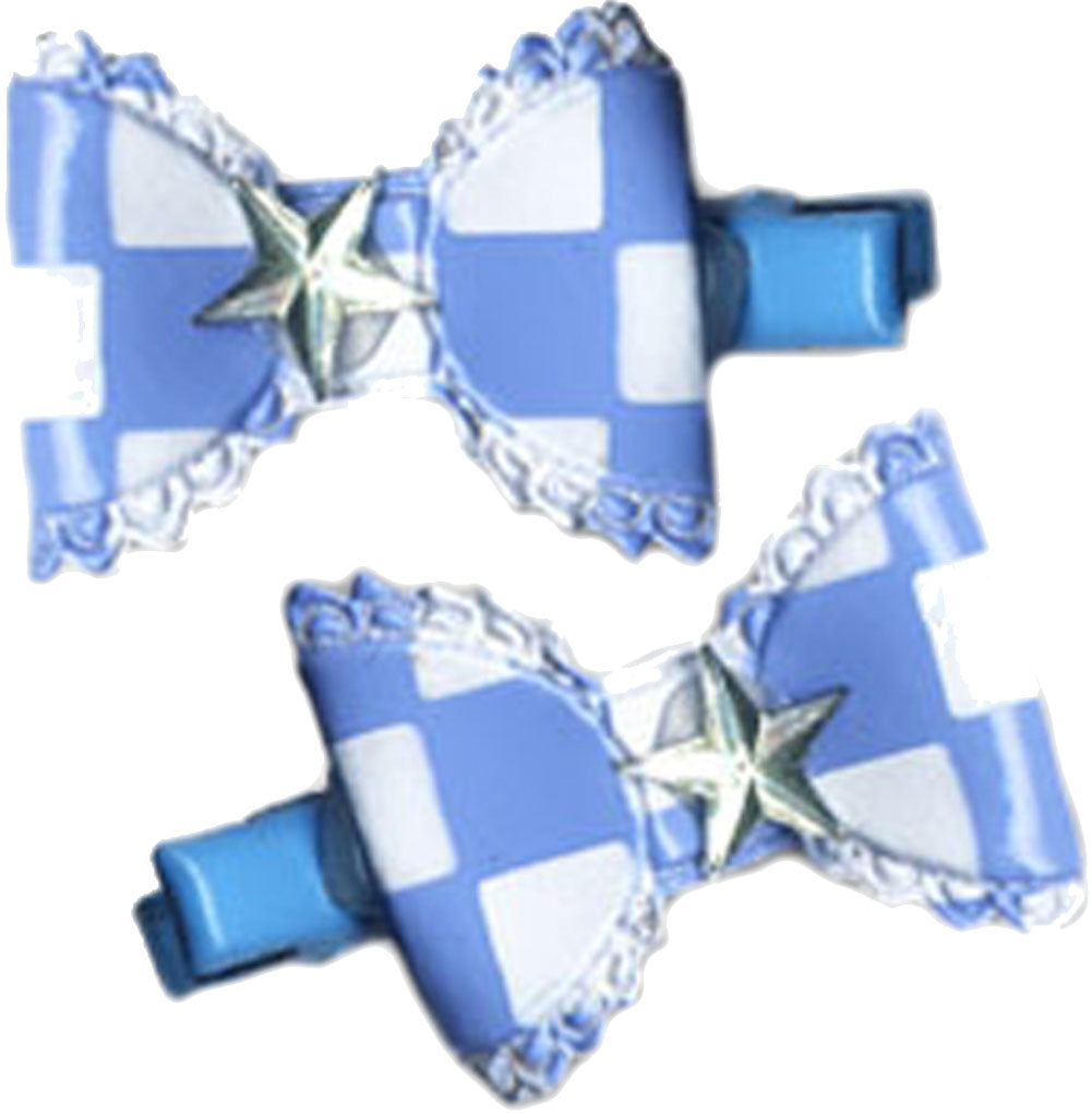 Suesse_SKA_Hairclips_mit_STERN_-_1_Paar_blau