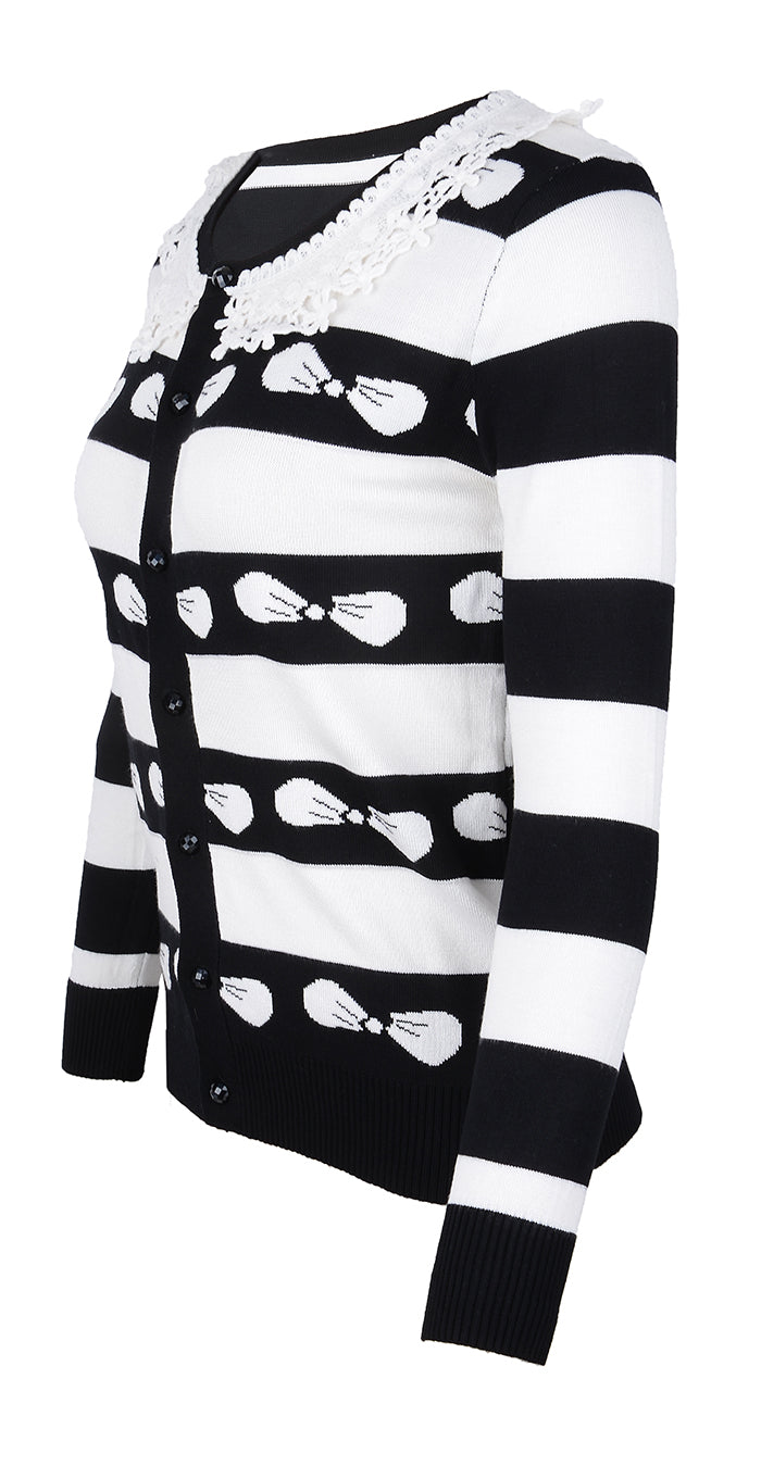 Suesse_STRIPES_Streifen_BOW_Strickjacke_3