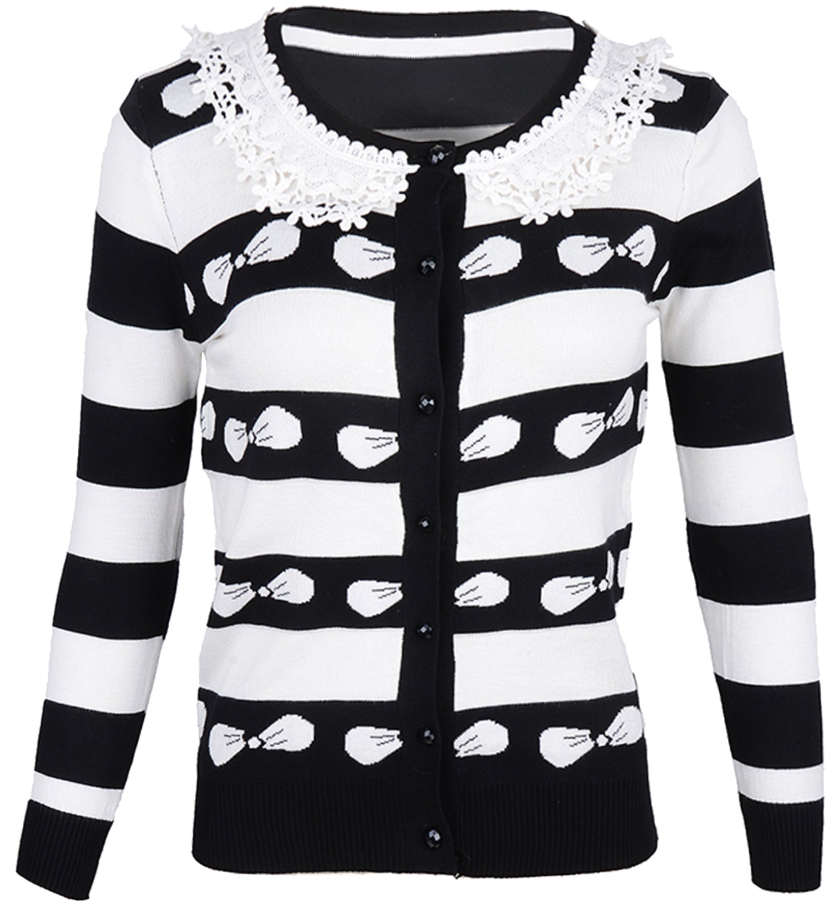 Suesse_STRIPES_Streifen_BOW_Strickjacke_CARDIGAN_killer_kirsche