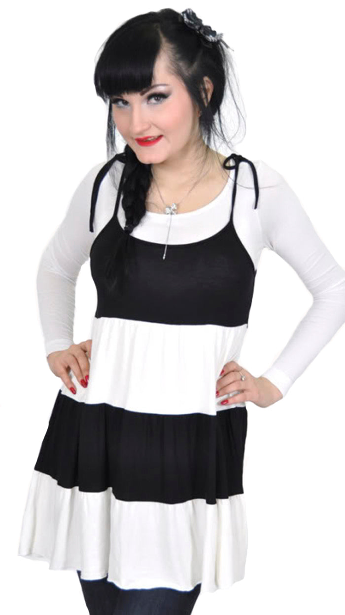 Suesses_Black_White_Striped_SAILOR_Babydoll_TOPVkfhxfY8XgLdO