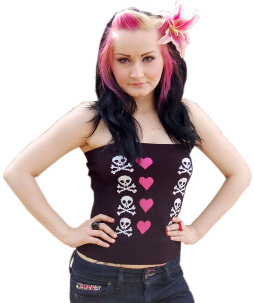Suesses_Pink_HEARTS_Skulls_X-Bones_Knitwear_TUBE_TOPd6EYDWCPaq5jg
