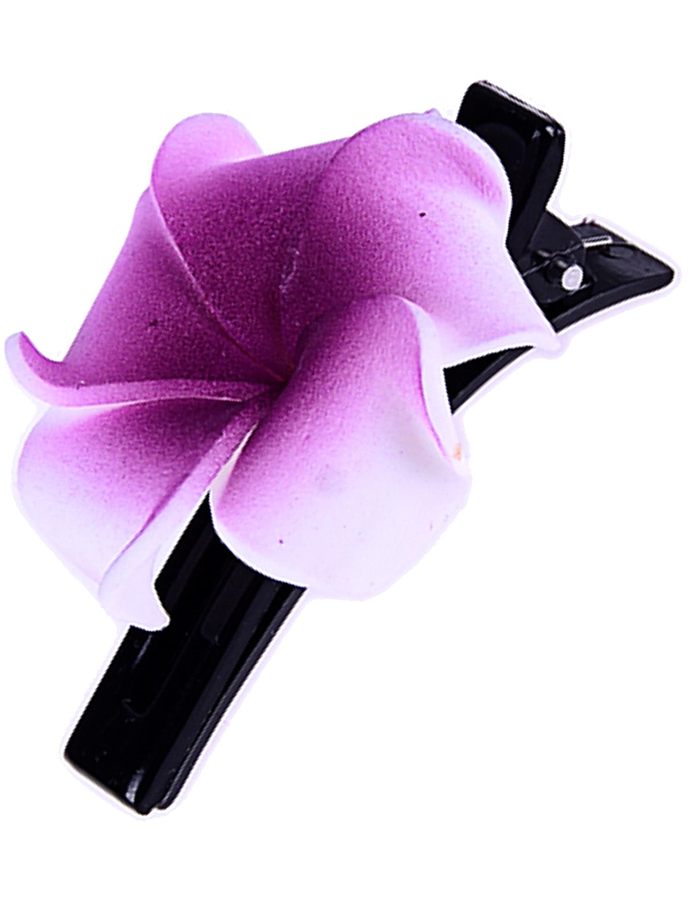 TIKI_Flower_FRANGIPANI_Blueten_Haarspange_-_Lila_killer_kirsche