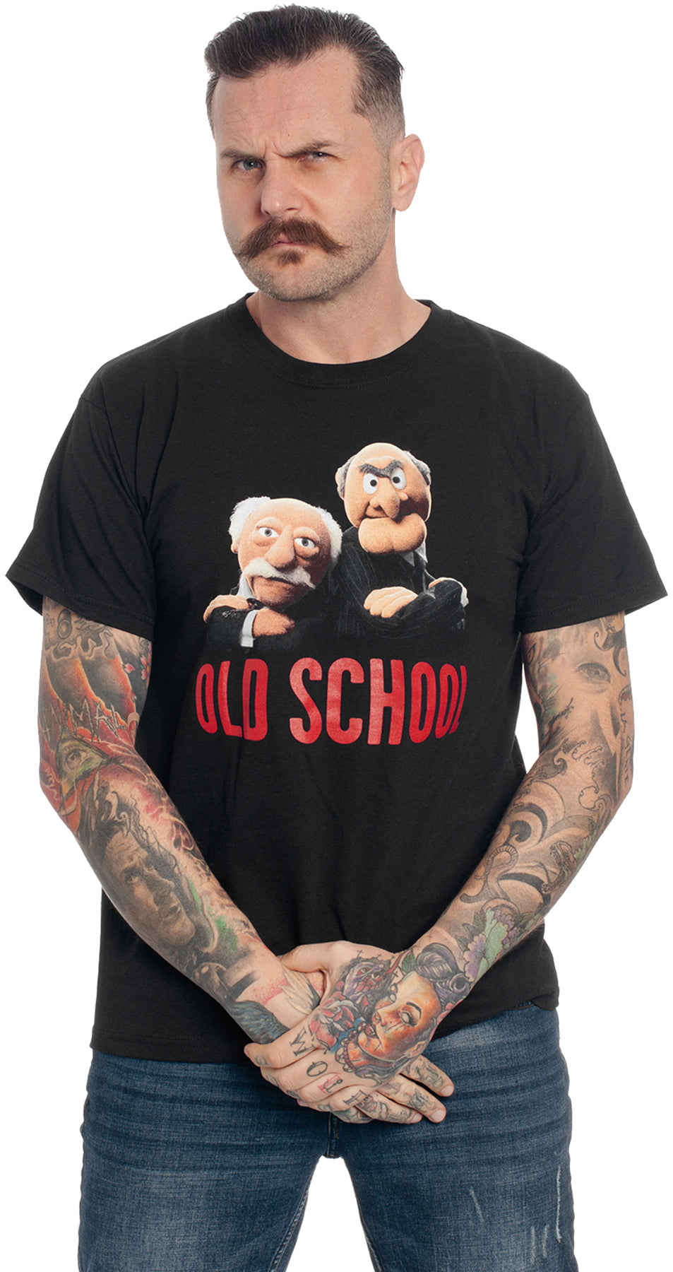The_Muppets_WALDORF_STATLER_Oldschool_Motiv_RUNDHALS_Kurzarm_Herren_T-SHIRT_killer_kirsche_3aidgoJ5U2Hhv6