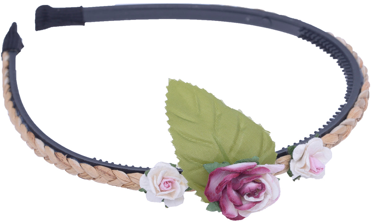 Three_ROSES_Rosen_VINTAGE_Flecht_Haarreif_lila