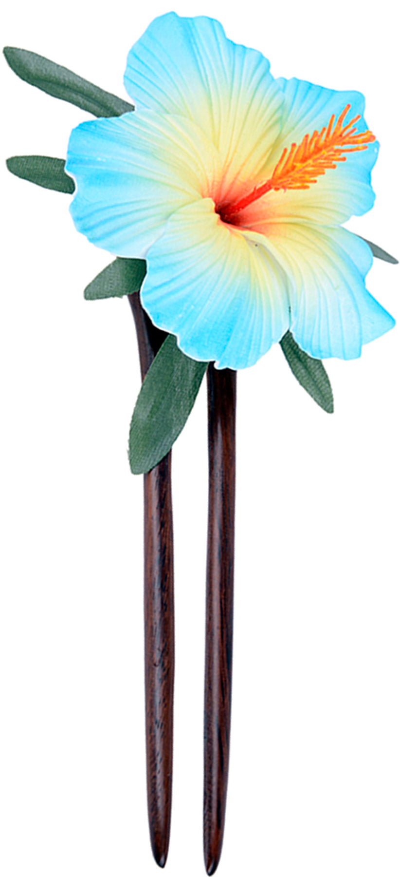 Tiki_HIBISKUS_Blueten_ITiki_HIBISKUS_Blueten_INGRID_Flower__Haarnadel_-_Blau-Gelb_killer_kirschercls8E3chCEz4