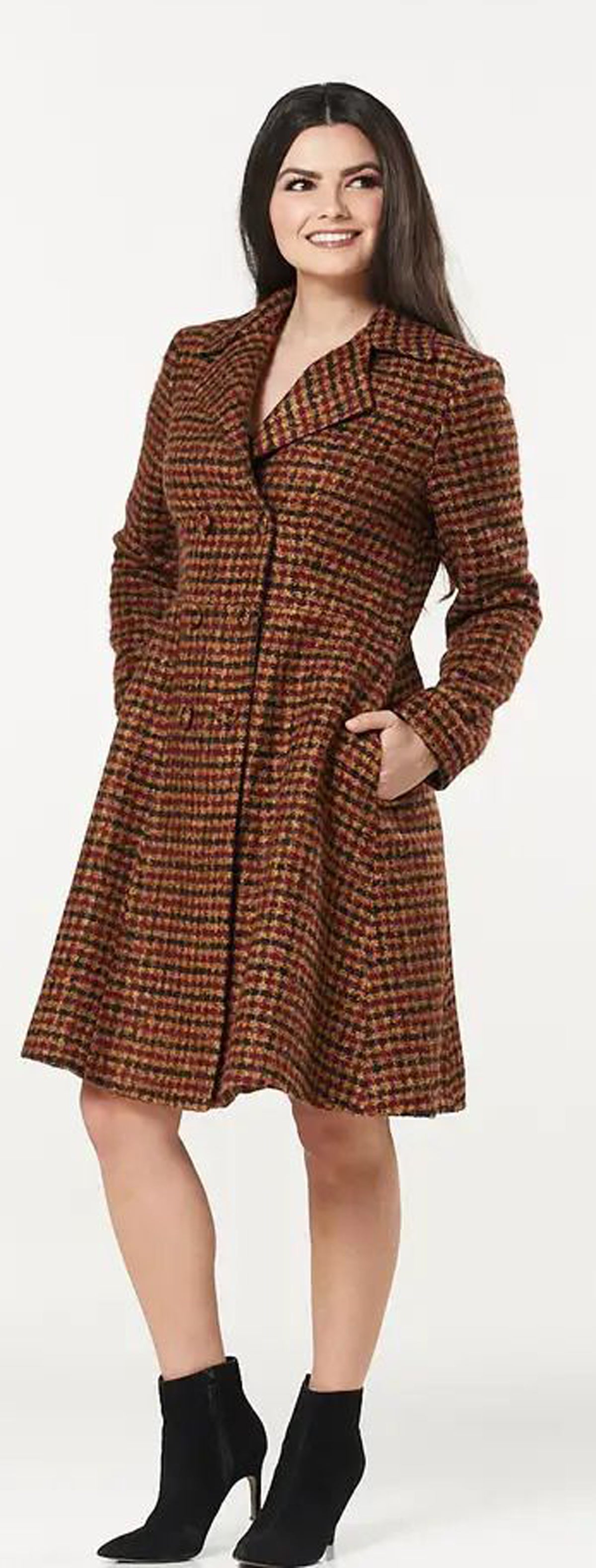 Timeless-TANIAA-CHECK-Vintage-Sixties-KARO-ALinie-COAT-Mantel-1lkZ9pduwYmSrh