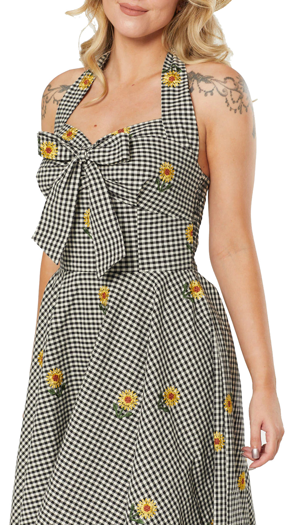 Timeless_Camille_50s_FLORAL_Vintage_Blumen_SWING_DRESS_Neckholder_Traeger_Kleid_killer_kirsche_3