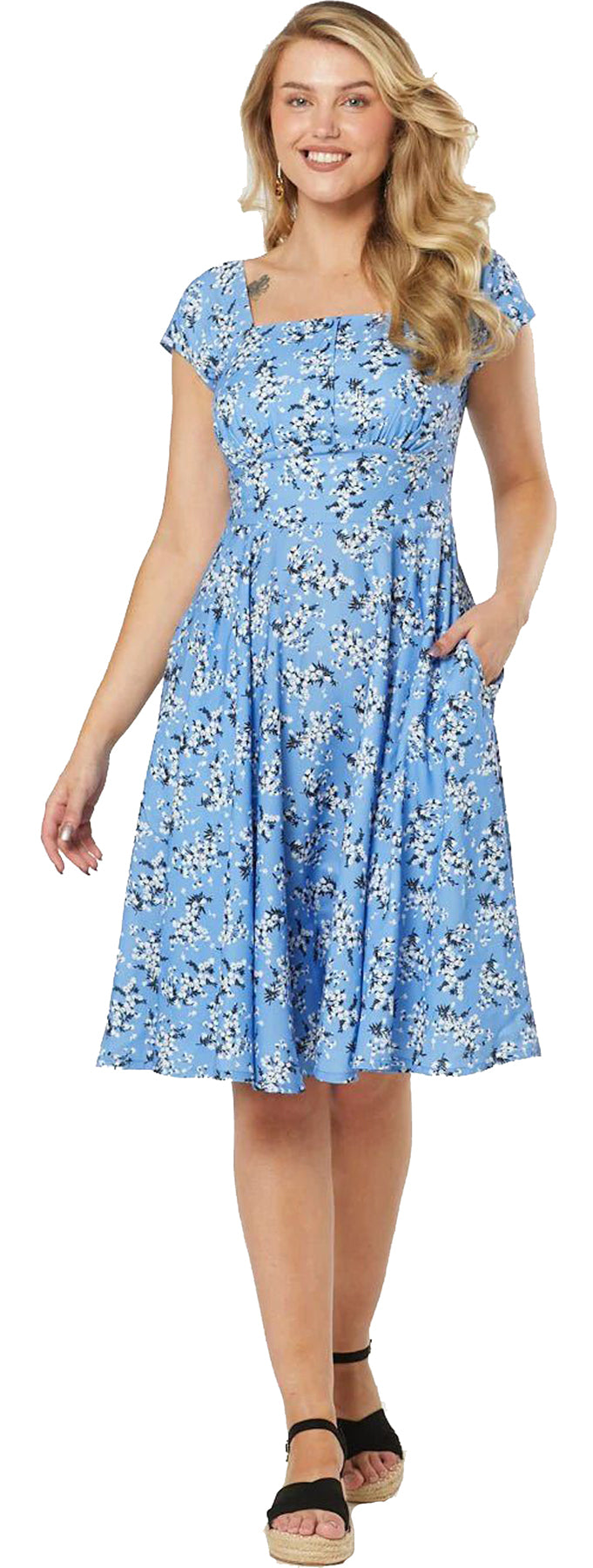 Timeless_IDDA_50s_FLORAL_Vintage_Blumen_SWING_DRESS_Kleid_killer_kirsche_0