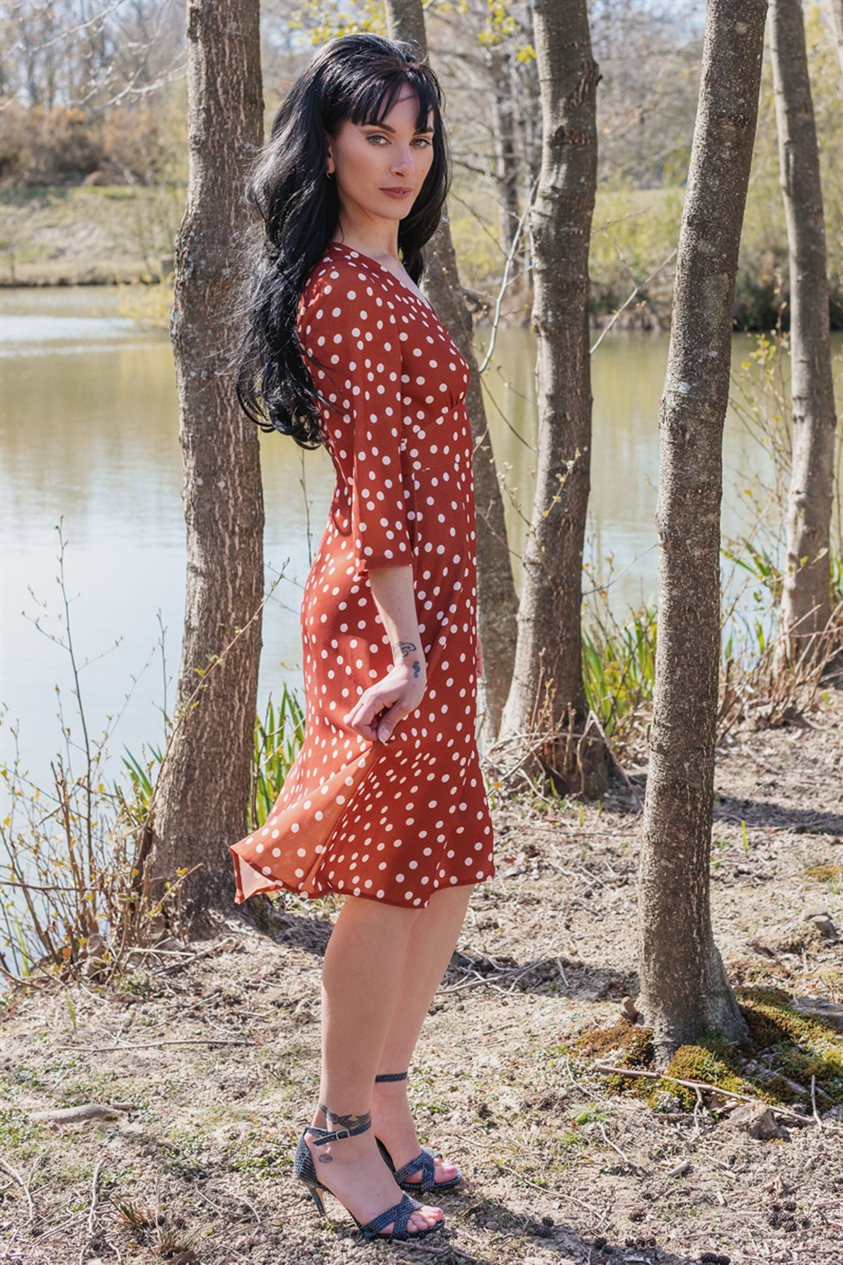 Timeless_London_CANDY_Vintage_50s_POLKA_DOT_V-Neck_A-LINIE_DRESS_Kleid_killer_kirsche_3ninay1sNwCazG