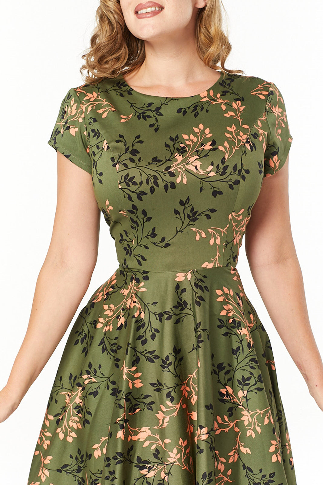 Timeless_London_LEILA_Vintage_FLORAL_LEAF_50s_Kurzarm_SWING_DRESS_Kleid_killer_kirsche_2ejcGTexqusKb7