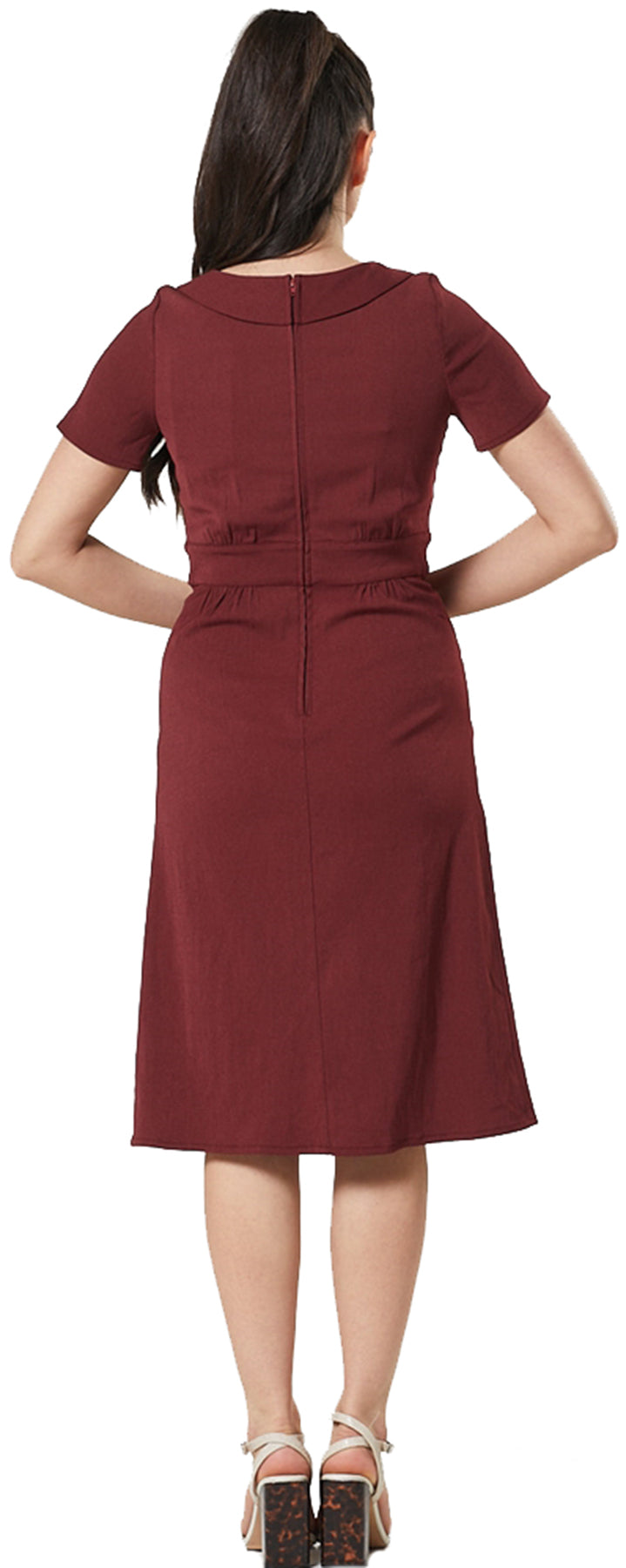Timeless_London_MAVIS_50s_Peephole_BUBIKRAGEN_Kurzarm_A-LINIE_DRESS_Kleid_killer_kirsche_3