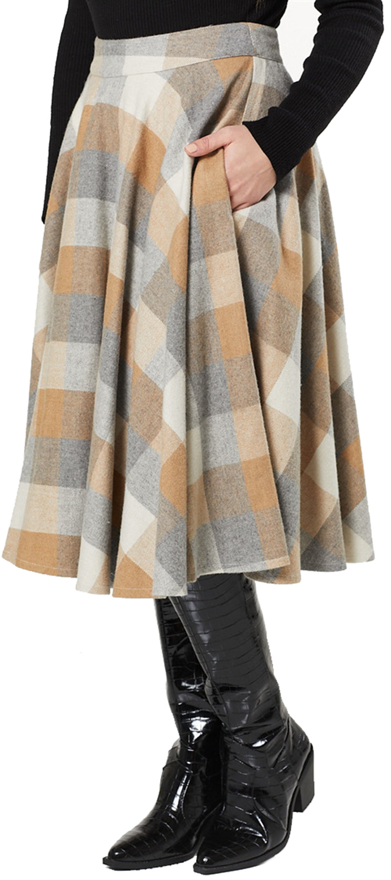 Timeless_London_SOPHIE_50s_CHECK_Swing_TELLERROCK_Plus_Size_Beige-Grau_killer_kirsche_2Ivg8YUWvRGB3v