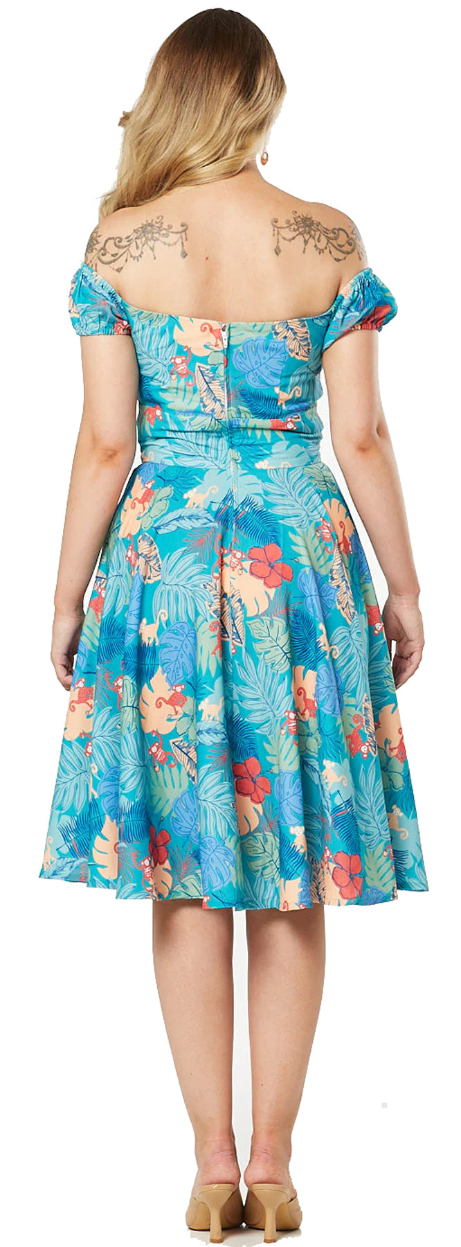 Timeless_Maddie_50s_FLORAL_Vintage_Blumen_SWING_DRESS_Kleid_killer_kirsche_2