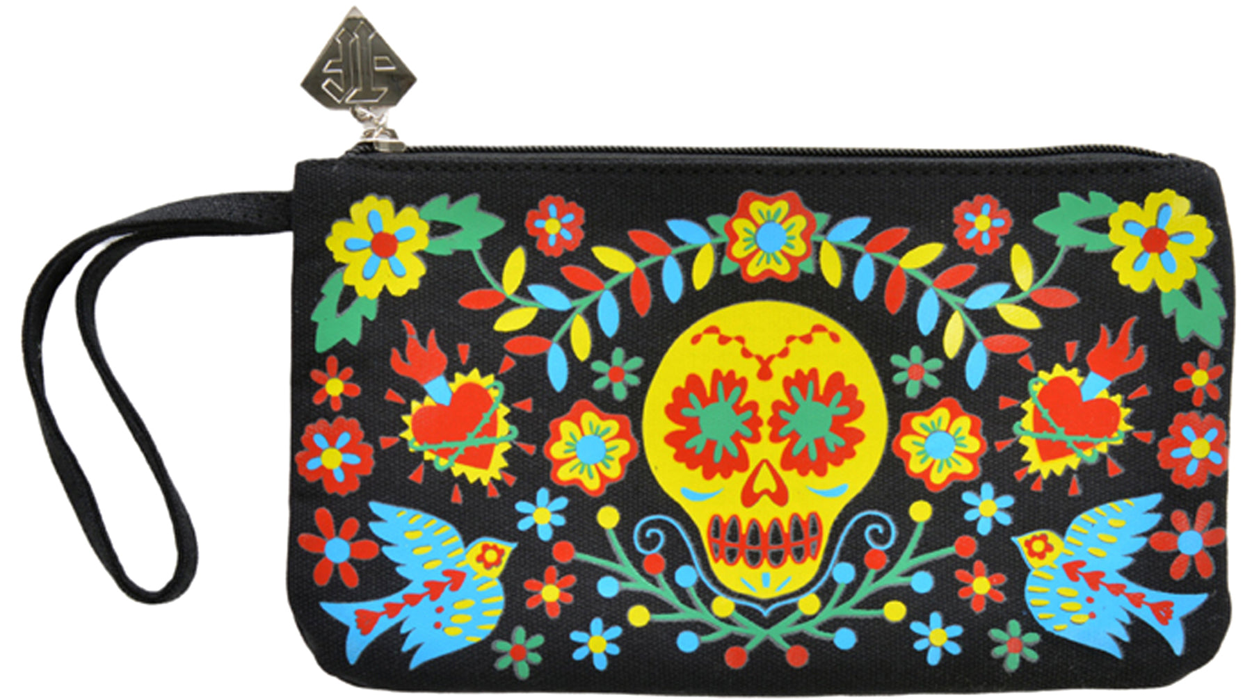 TooFast_CARRIE_Sugar_Skull_Mexican_Embroidery_Tasche_CLUTCH_killer_kirsche