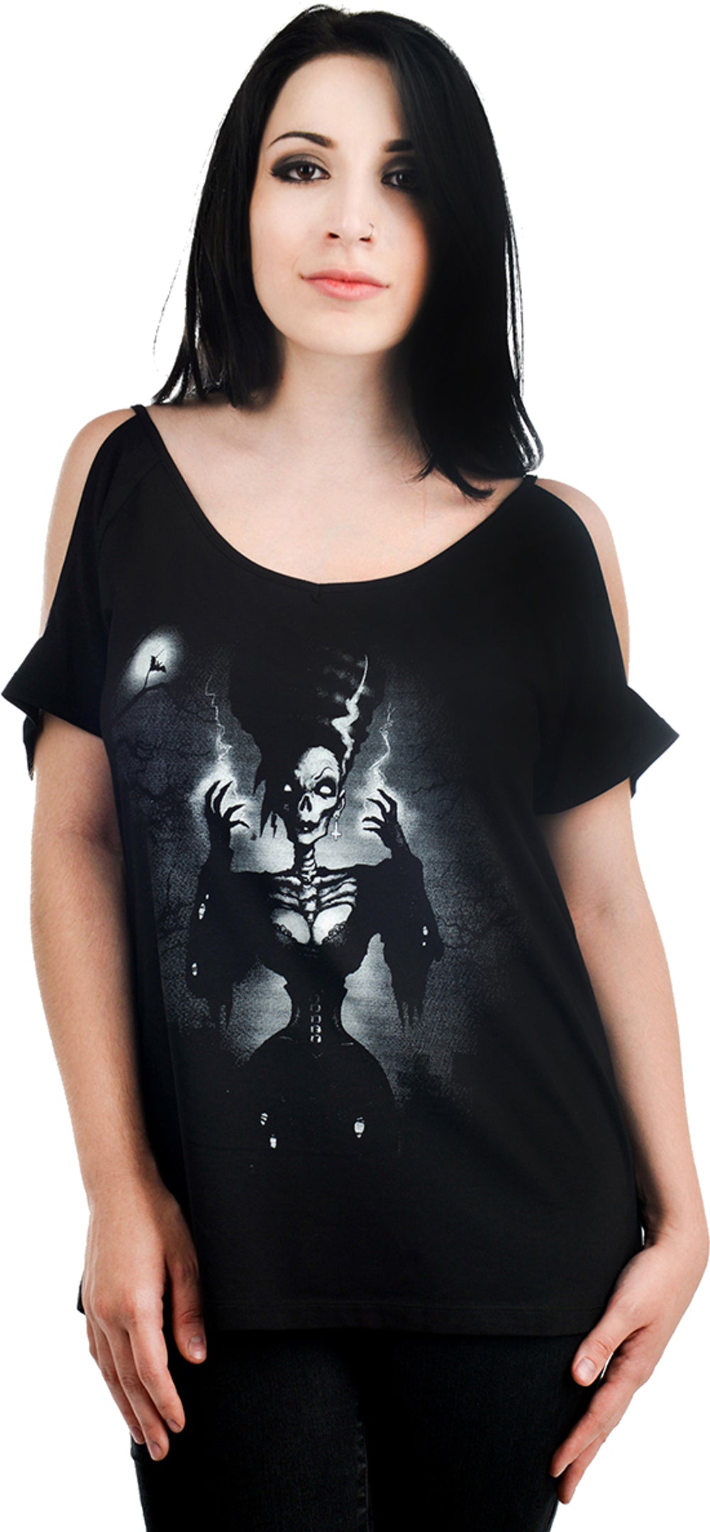 Too_Fast_DAMNATION_ZOMBIE_QUEEN_Oldschool_T-Shirt