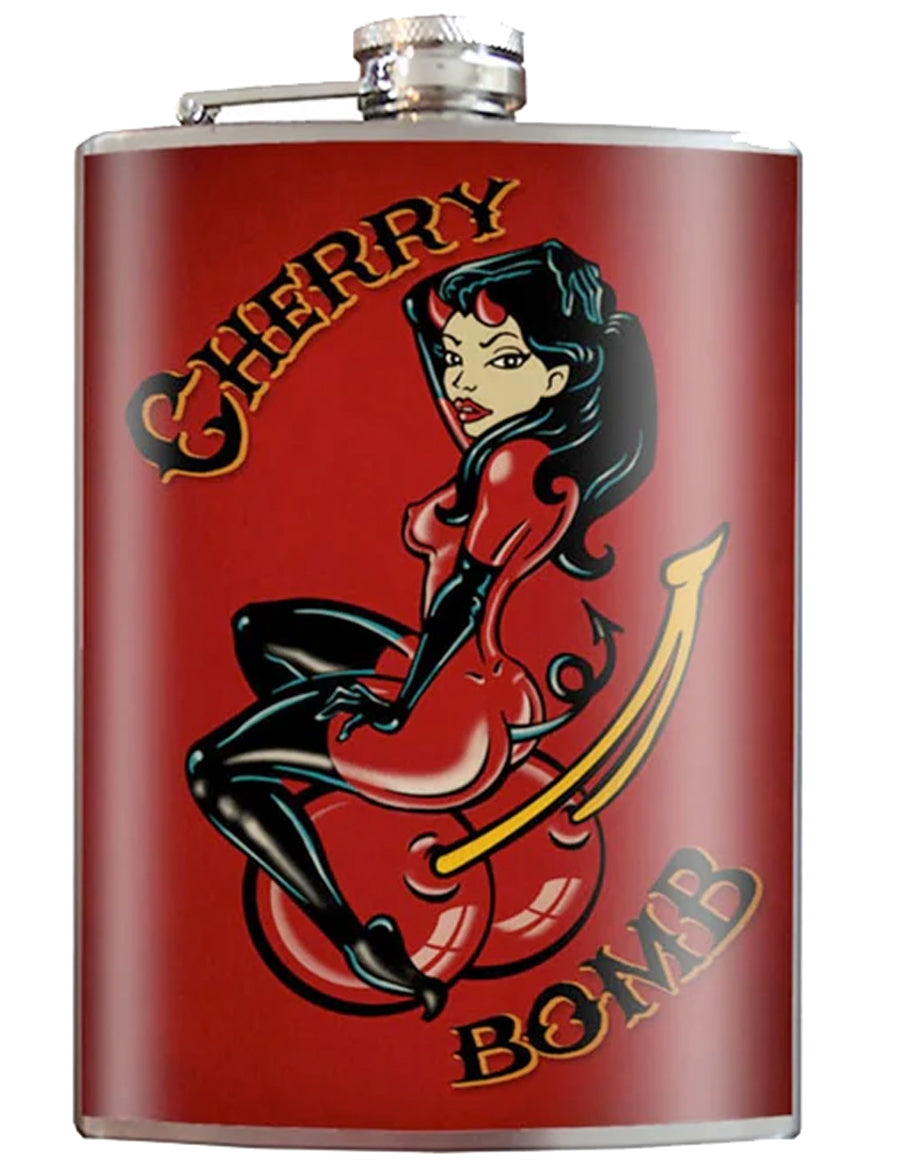 Trixie__Milo_Cherry_Bomb_Stainless_Steel_FLASK_Tattoo_Flash_Edelstahl_FLACHMANN-1