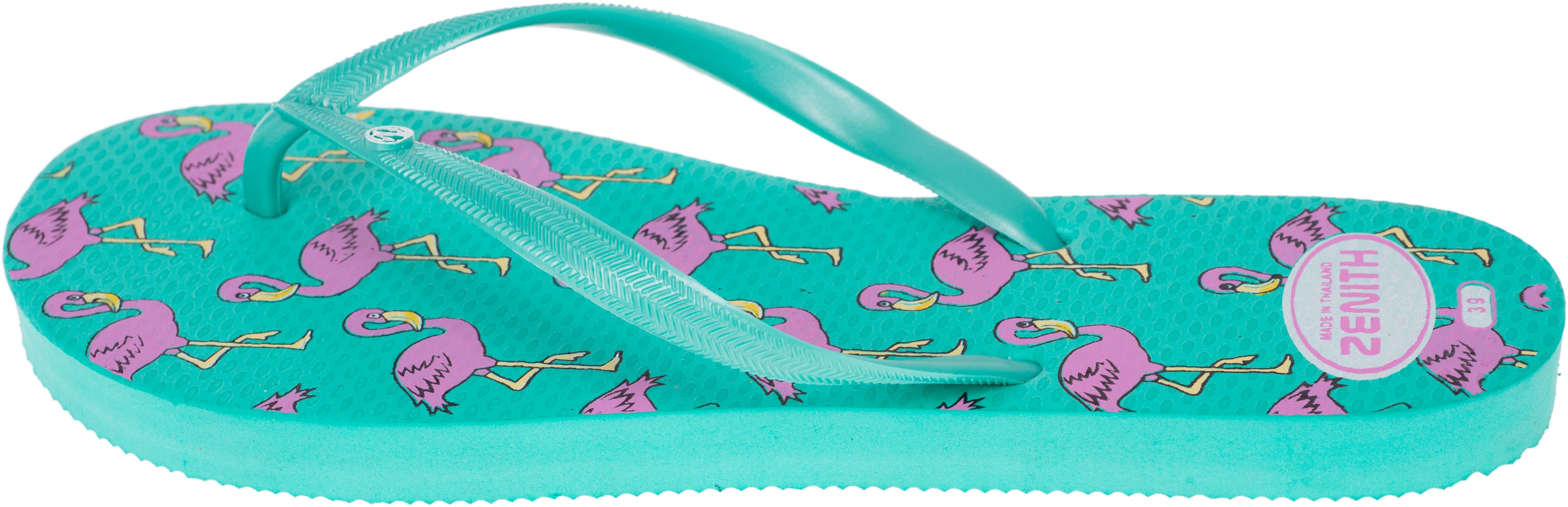 Tropical_FLAMINGO_Retro_TIKI_Badeschuhe_ZEHENTRENNER_-_Gruen-2n8cHh5vVw4FrD