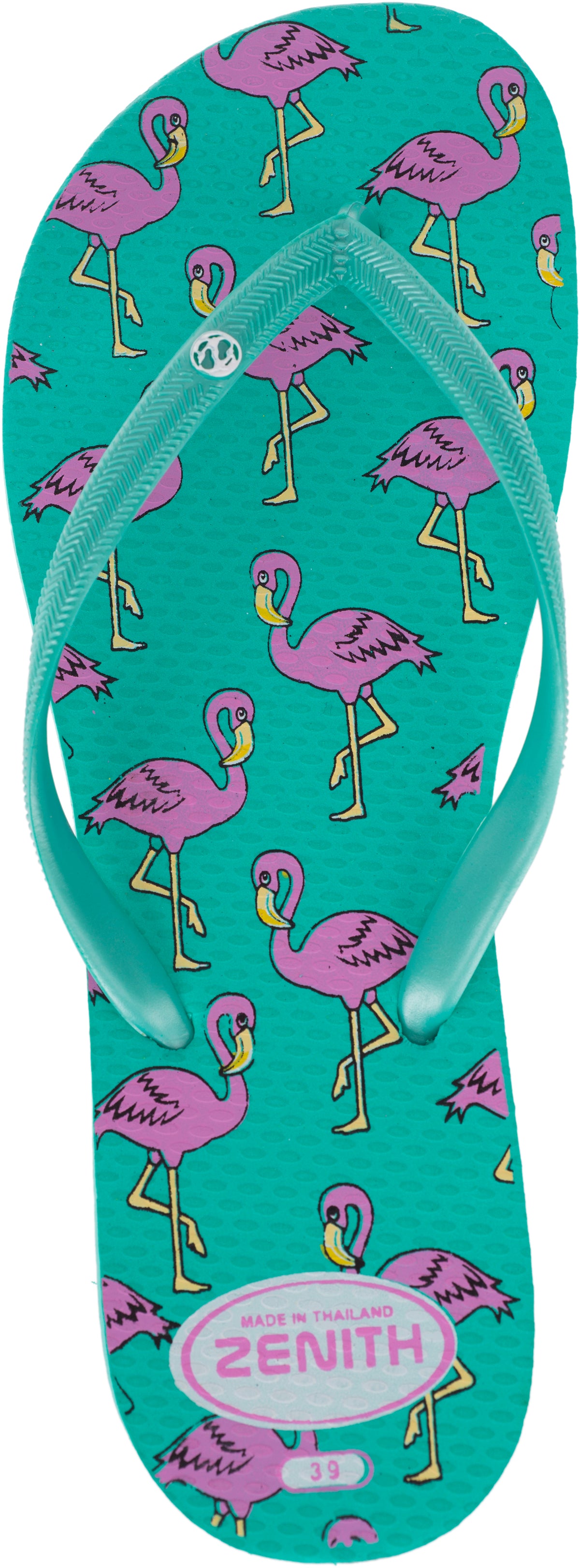 Tropical_FLAMINGO_Retro_TIKI_Badeschuhe_ZEHENTRENNER_-_Gruen-4NGhCwChw25gc9