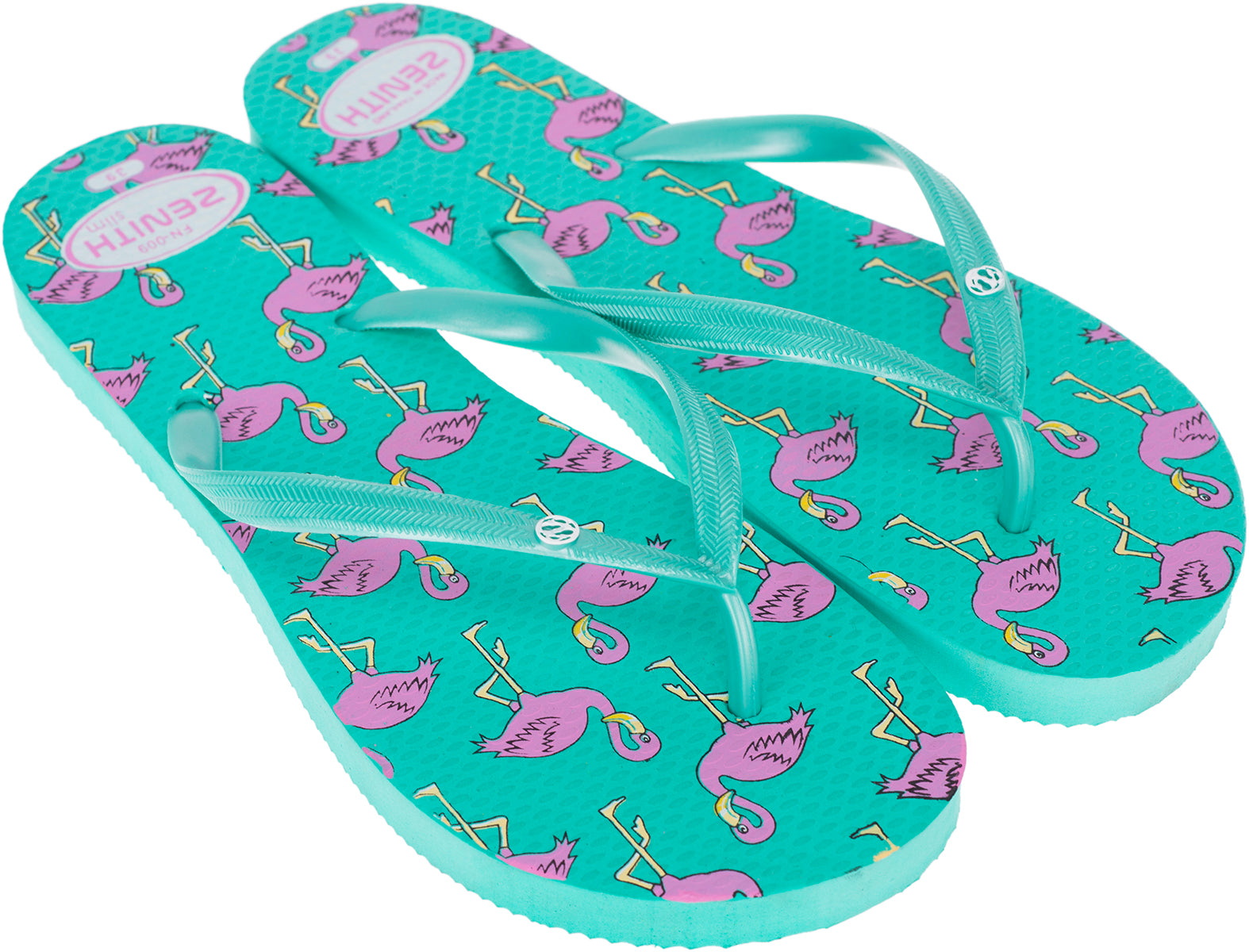 Tropical_FLAMINGO_Retro_TIKI_Badeschuhe_ZEHENTRENNER_-_Gruen-5NBwlporbfdVkk