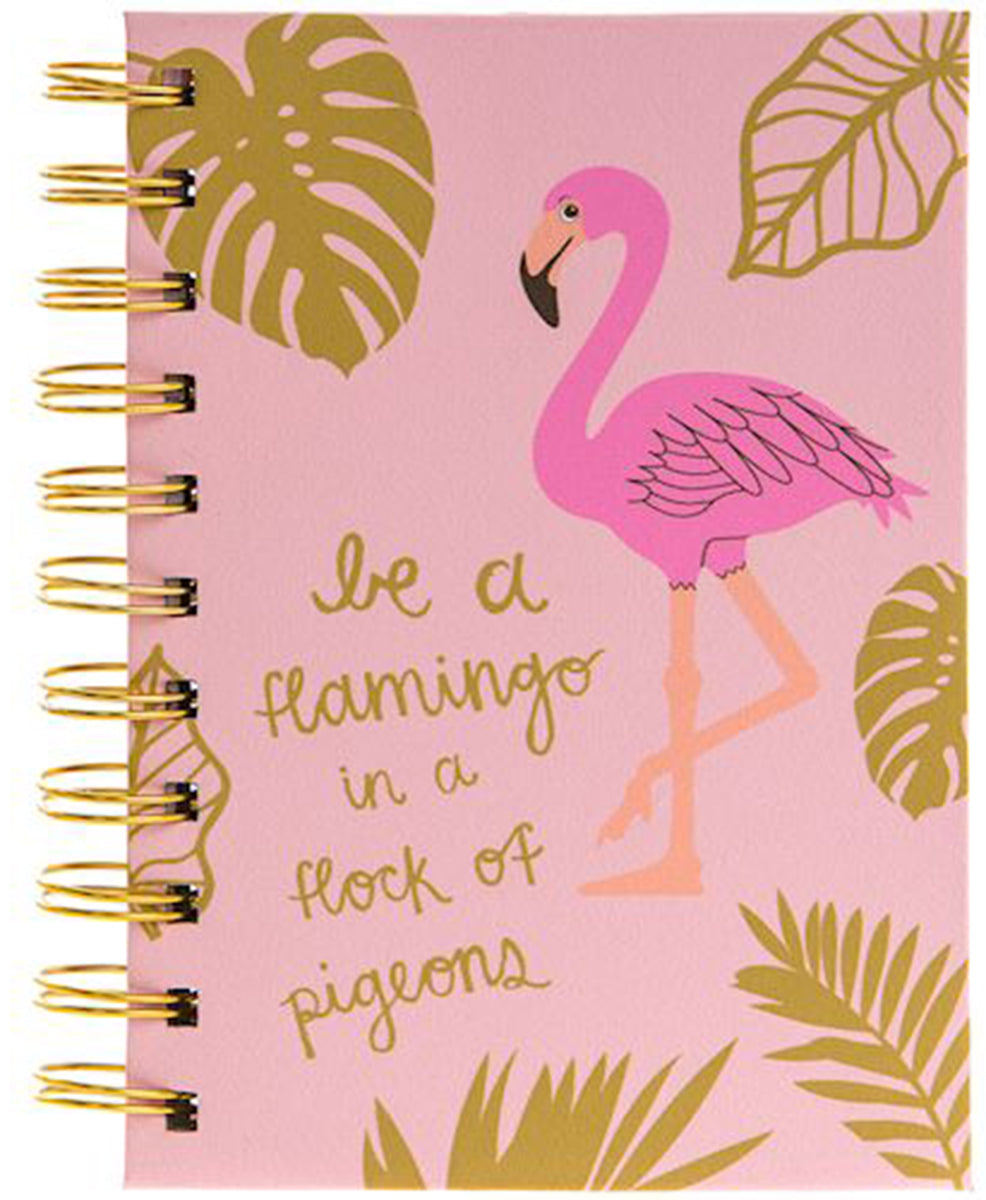 Tropical_FLAMINGO_be_a_flamingo_in_flock_of_pigeons_A6_NOTIZBLOCK_Notepad-1hSvzcD93OSb1A