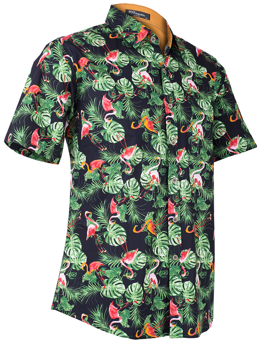 Tropical_KENOAH_Palm_Leaf_FLAMINGO_Palmblaetter_Shirt_HAWAIIHEMD-3