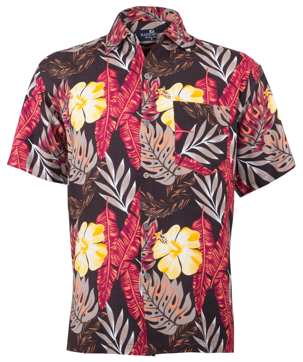 Tropical_KEONI_Floral_HIBISKUS_Palmenblaetter_Kurzarm_Shirt_HAWAIIHEMD_Braun-1klGAcxM3T71lF