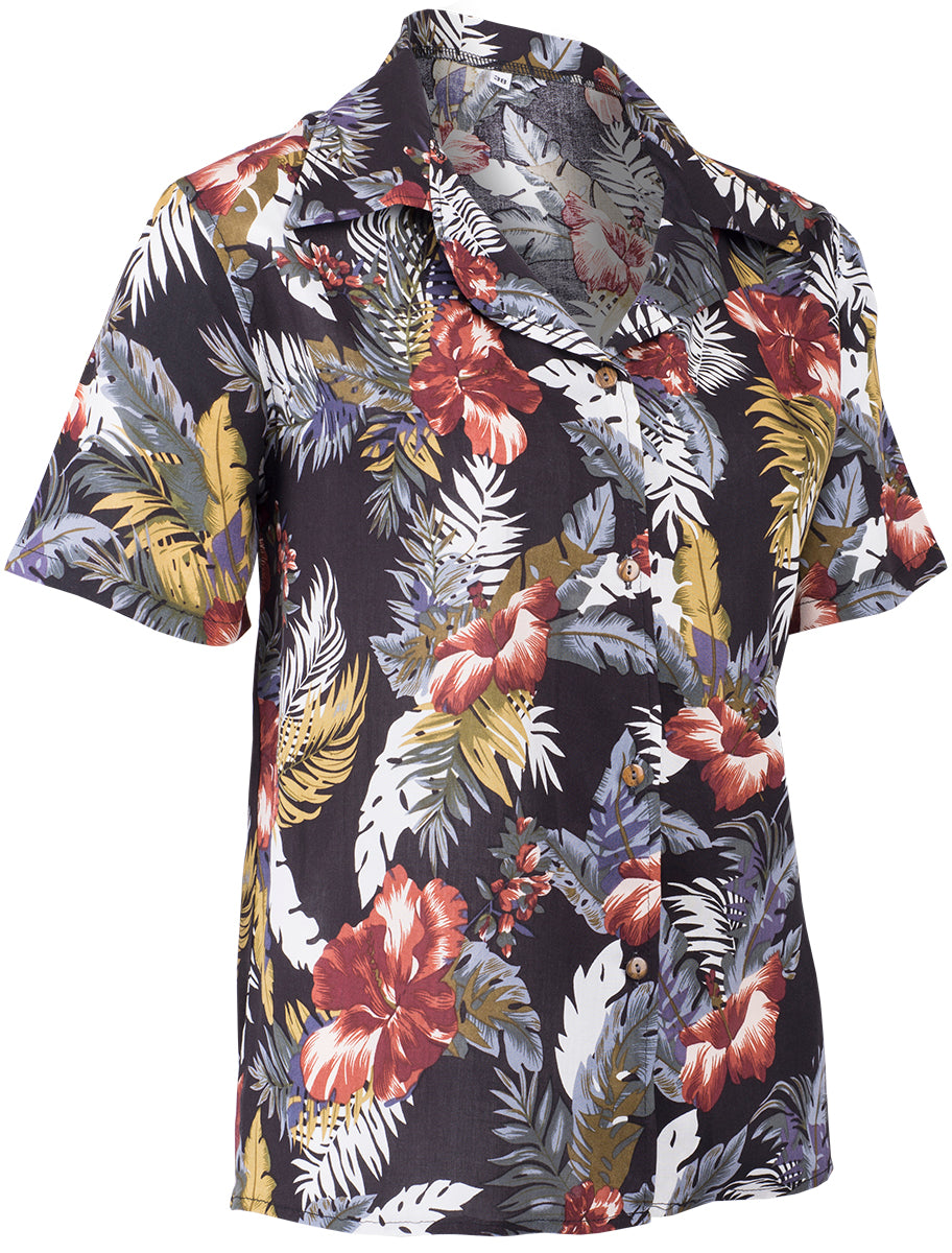 Tropical_LANEA_Palmenblaetter_HIBISKUS_Kurzarm_Oberteil_HAWAII_BLUSE-3L49WHAGWUa7k0