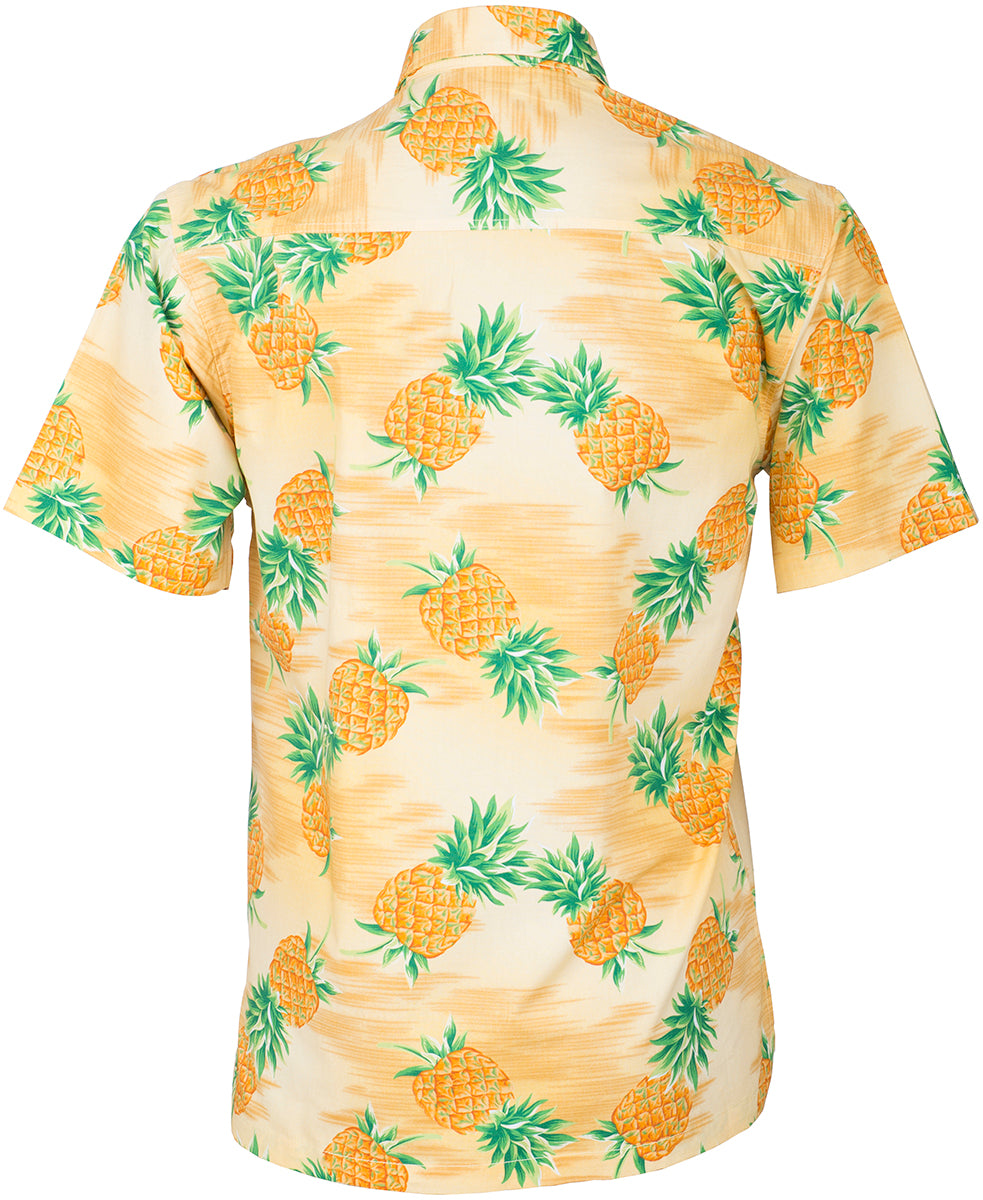 Tropical_NAHELO_Pineapple_ANANAS_Kurzarm_Shirt_HAWAIIHEMD_Gelb-4