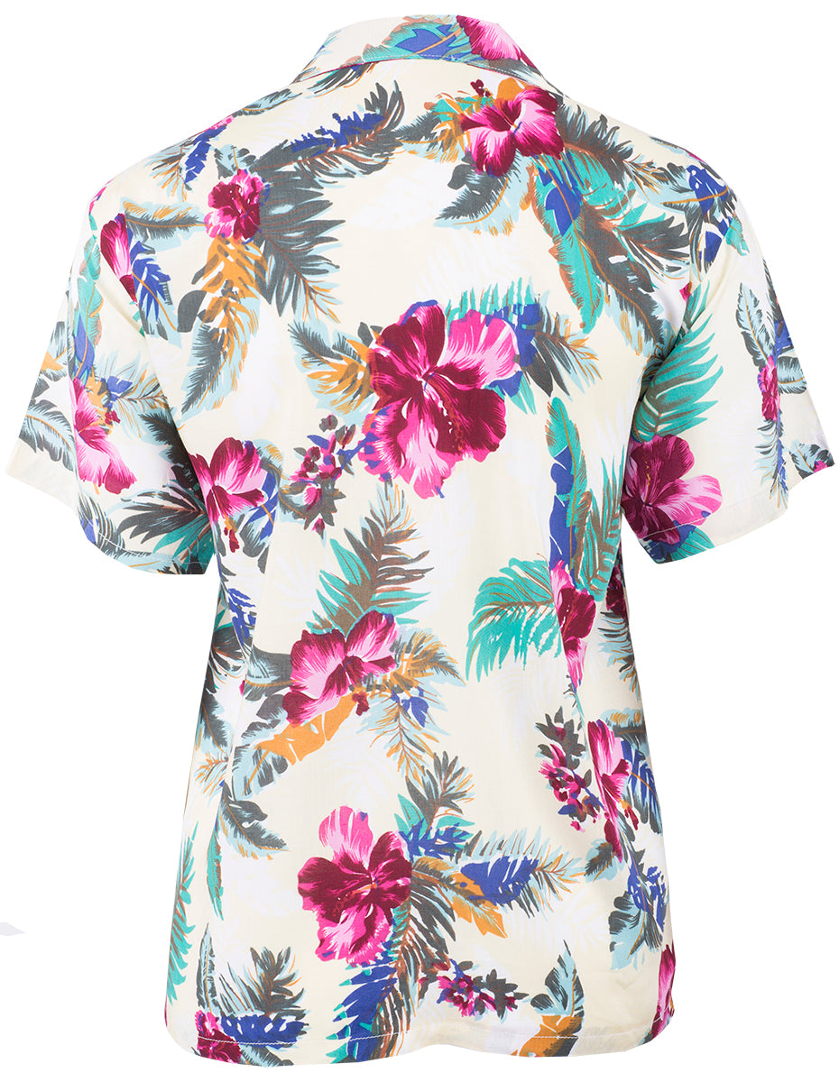 Tropical_NEYLA_Palmenblaetter_HIBISKUS_Kurzarm_Oberteil_HAWAII_BLUSE-4
