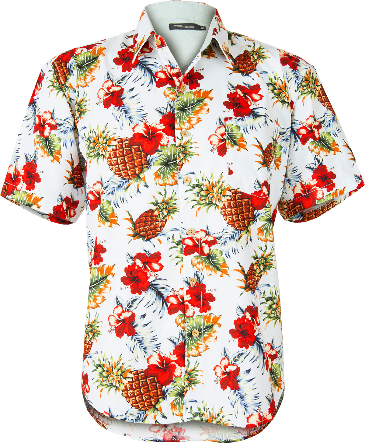 Tropical_PINEAPPLE_HIBISCUS_Flower_Kurzarm_Herren_HEMD_Weiss-1nSvgVxTEXbqFY
