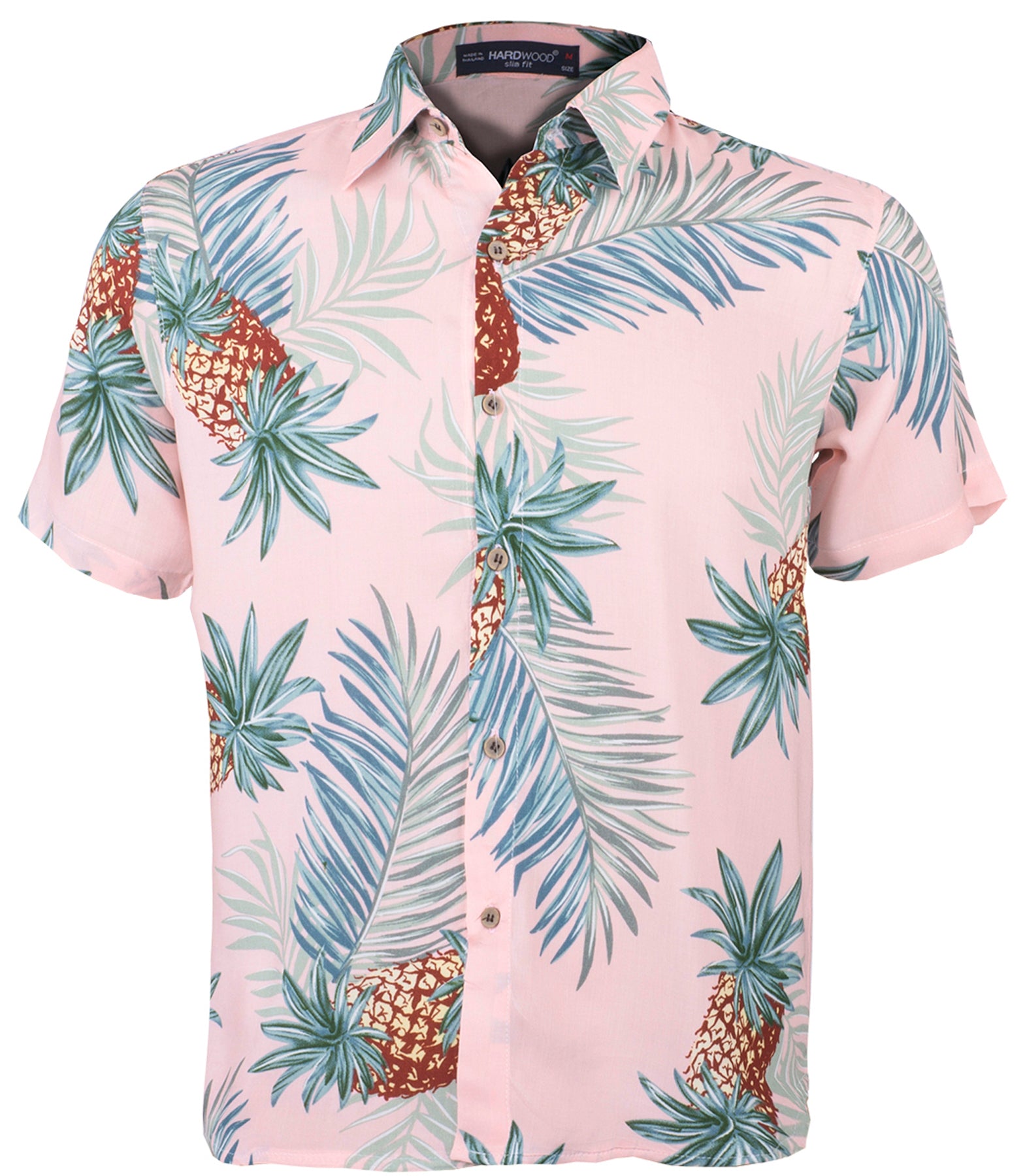 Tropical_TIDHUS_Pineapple_ANANAS_Palmblatt_Kurzarm_Shirt_HAWAIIHEMD_Rosa_killer_kirscheG9nPLMKPkU1RR