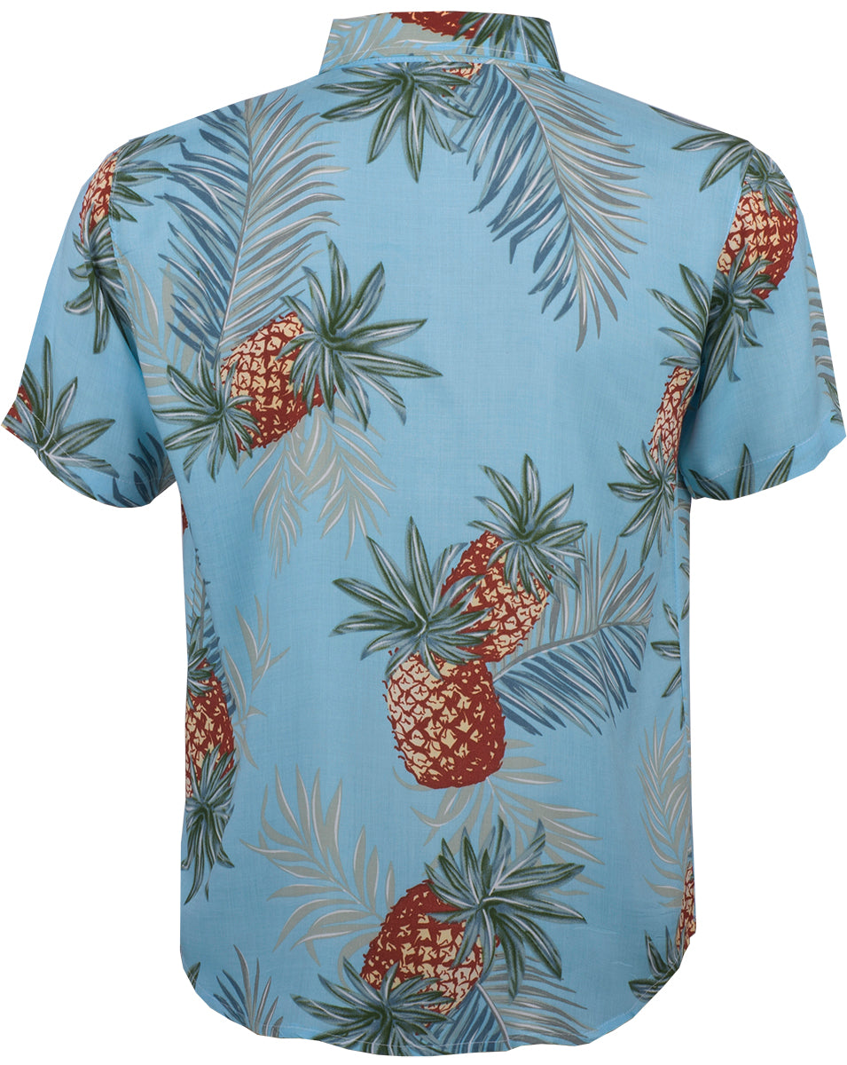 Tropical_TITUS_Pineapple_ANANAS_Palmblatt_Kurzarm_Shirt_HAWAIIHEMD_Hellblau-3