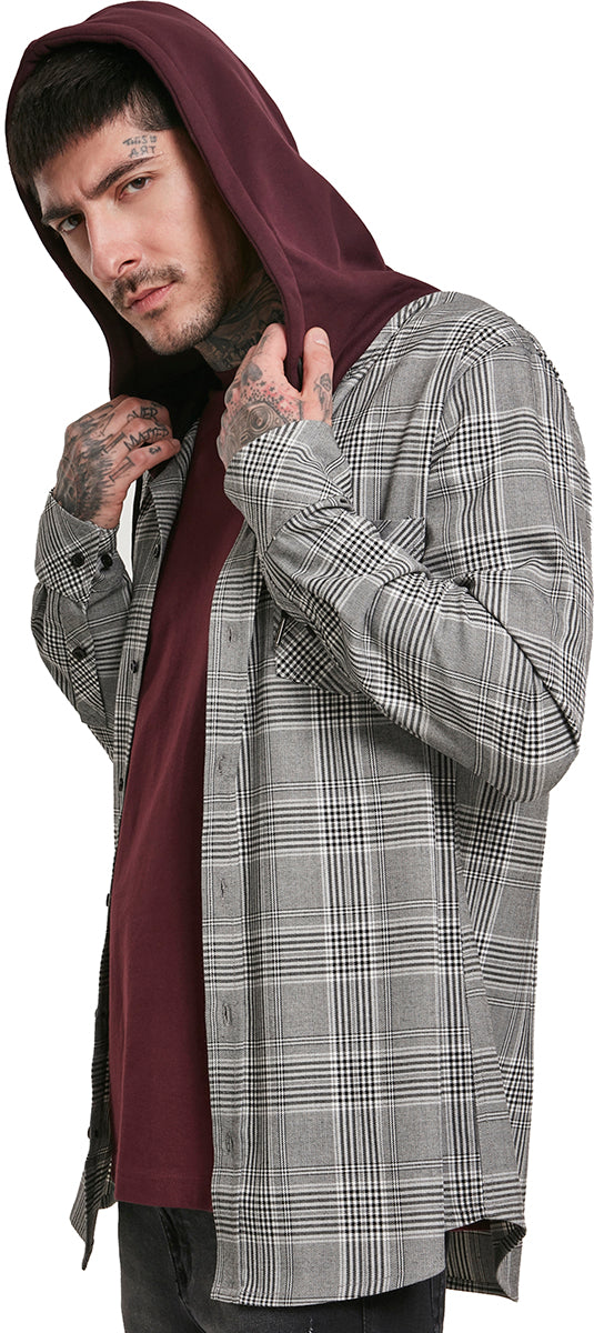 Urban_Classics_HOODED_GLENCHECK_Langarm_HERREN_Karo_Hemd_JACKE-1