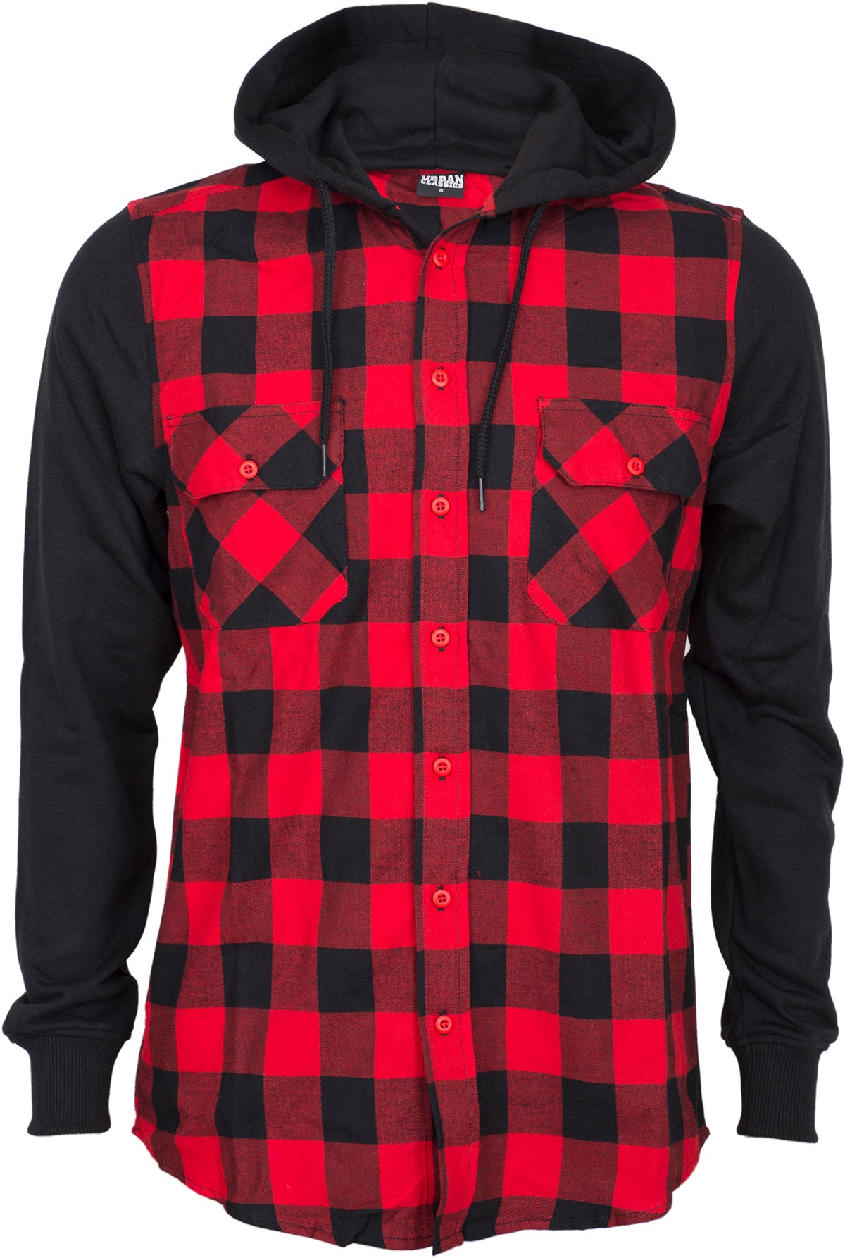 Urban_Classics_Hooded_CHECKED_Flanell_Sweatshirt_JACKE_Lumberjack_HOODIE_-_RotJsEnneay8wHgi