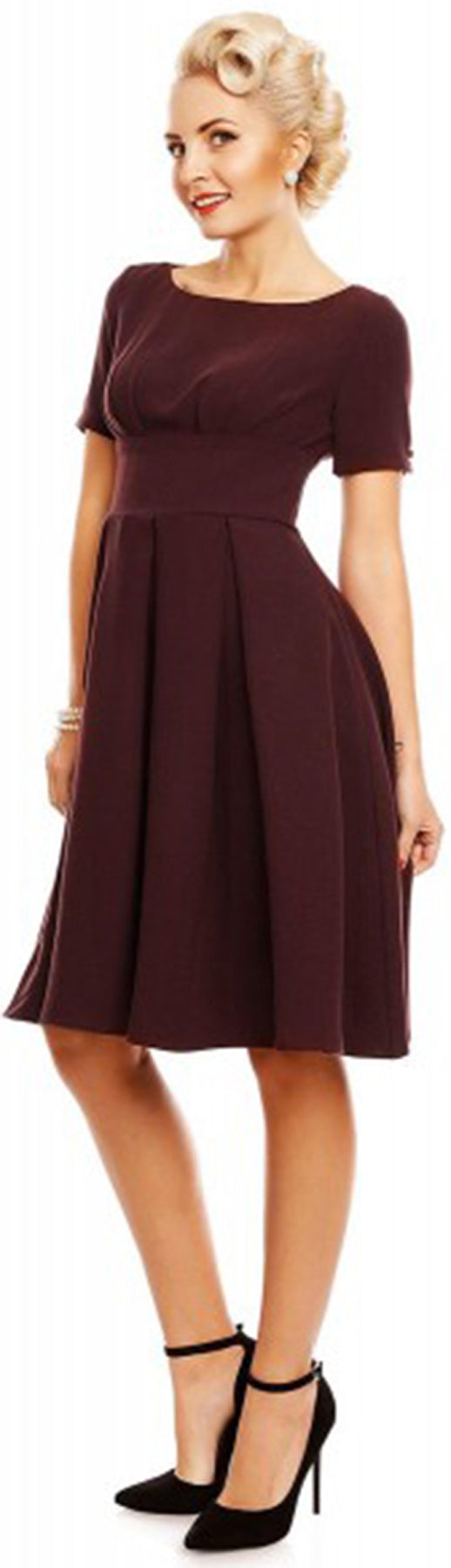 Venus_Van_Chic_PAMELA_Vintage_PLEATED_50s_SWING_DRESS_Retro_Kleid_killer_kirsche