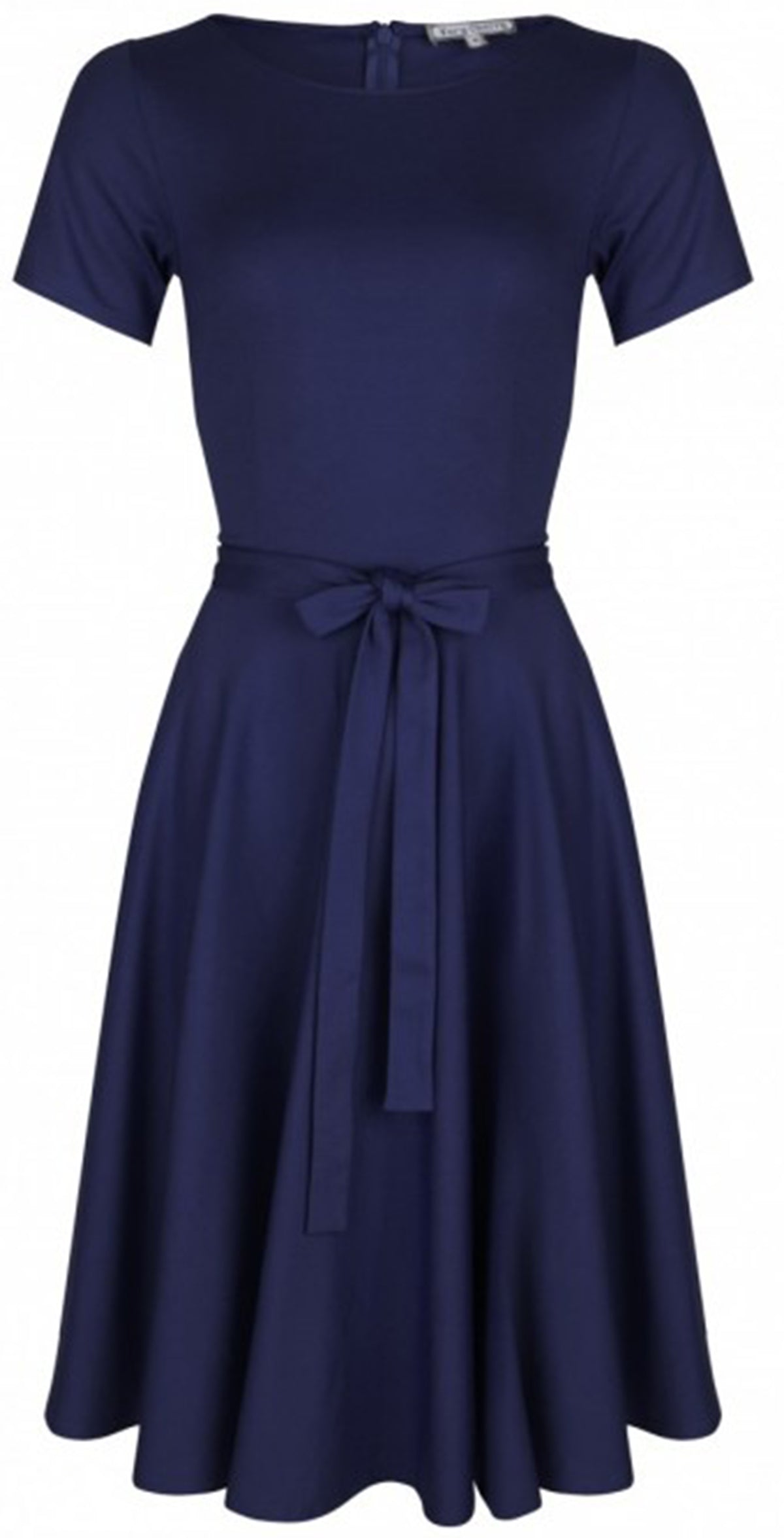 Very_Cherry_BALLERINA_Vintage_RUNDHALS_Bow_Kurzarm_DRESS_Kleid_Blau-1Gf60c1CjPQNvN