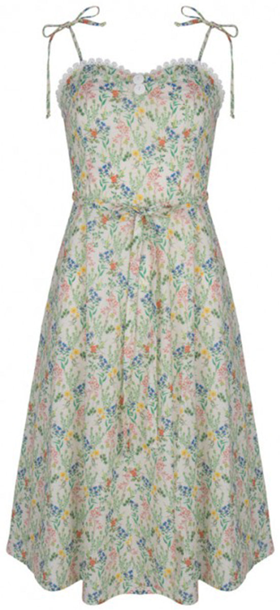 Very_Cherry_BONITA_Vintage_FLOWER_Blumen_FLORAL_Retro_DRESS_Kleid-1HJuDM7QPEOF3I