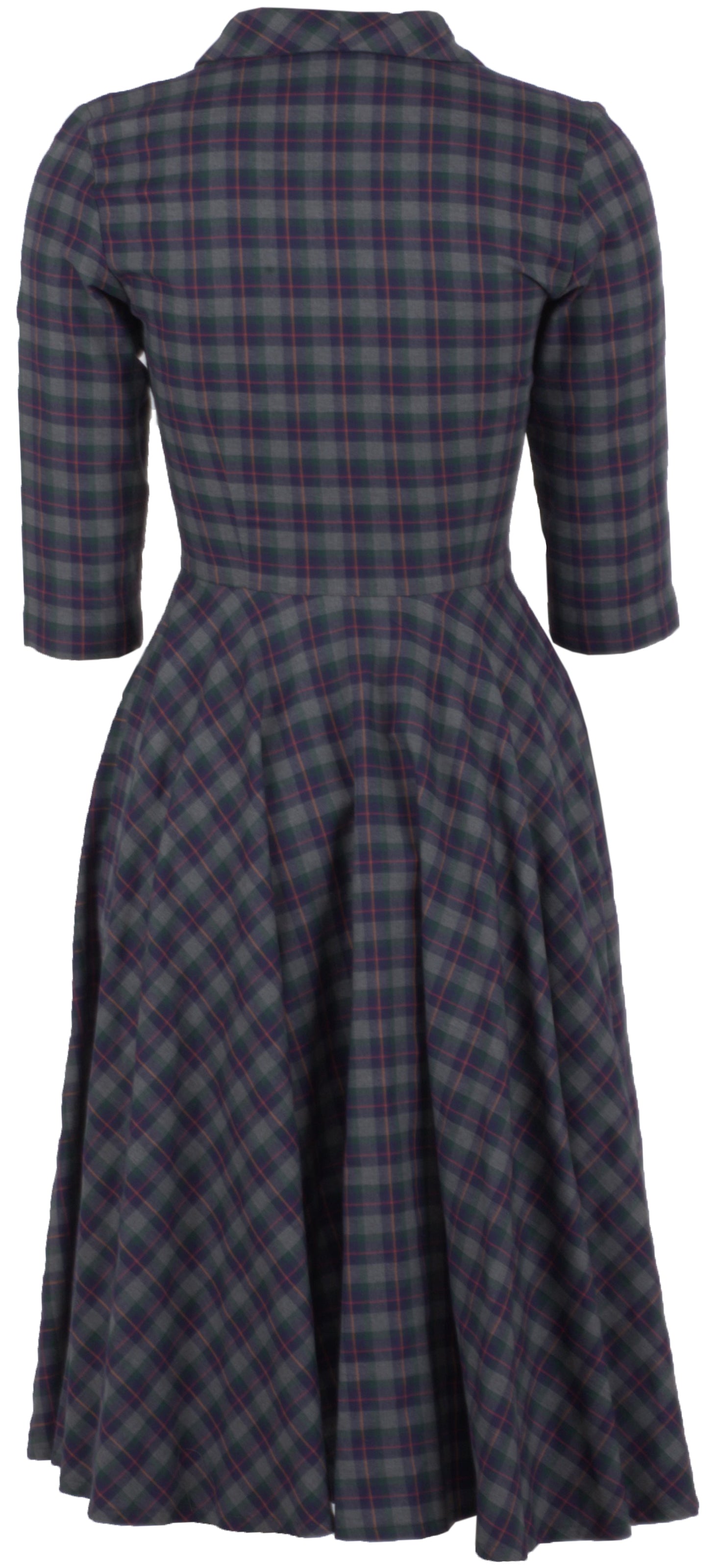 Very_Cherry_D_LAINE_RUIT_BALMORAL_Retro_CHECK_V-Neck_Button_SWING_DRESS_Kleid_Killer_Kirsche-3ZD8sbi8cL2jcU