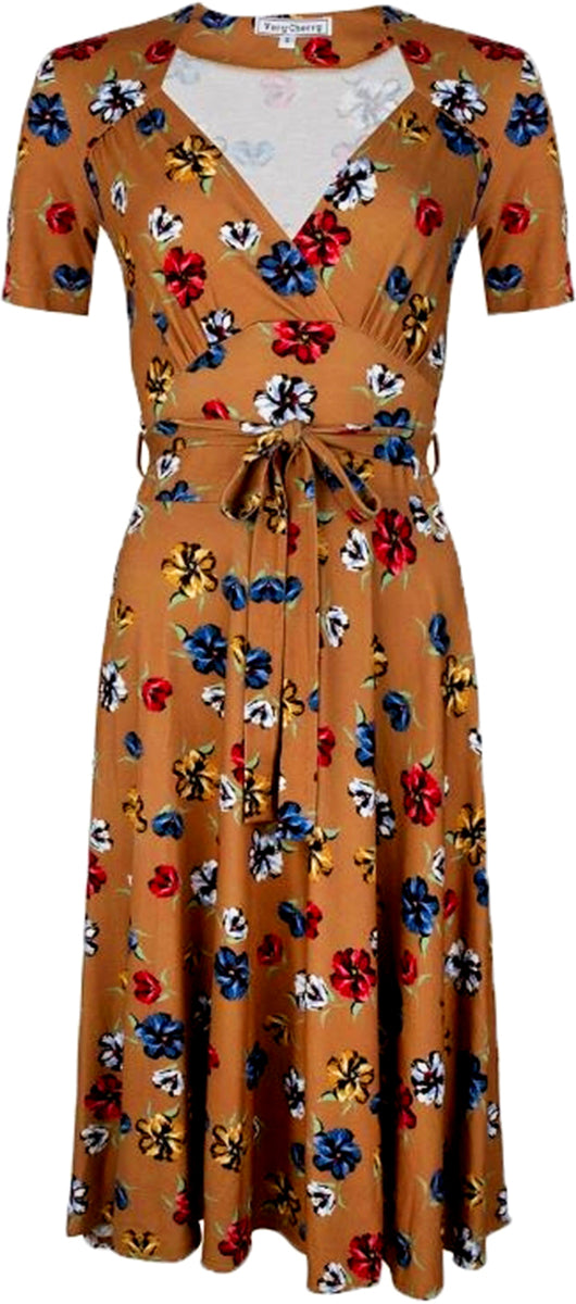 Very_Cherry_HOLLYWOOD_Corniglia_Flowers_SWEETHEART_Kurzarm_DRESS_Kleid-1
