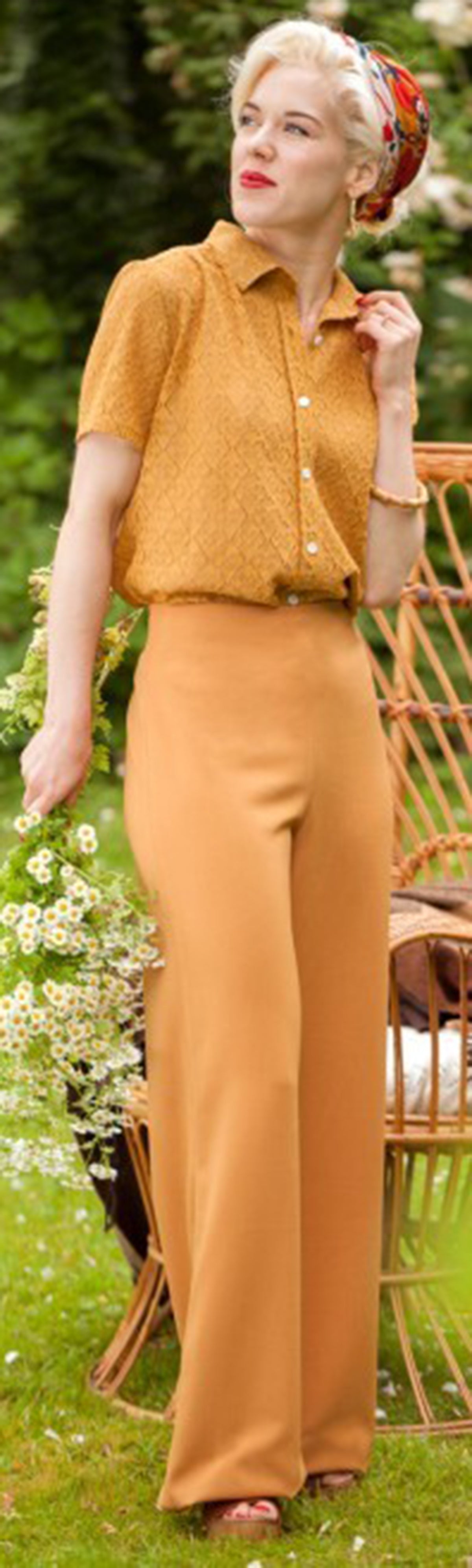 Very_Cherry_MARLENE_Vintage_Retro_High_Waisted_HOSE_Trousers_Senfgelb-1