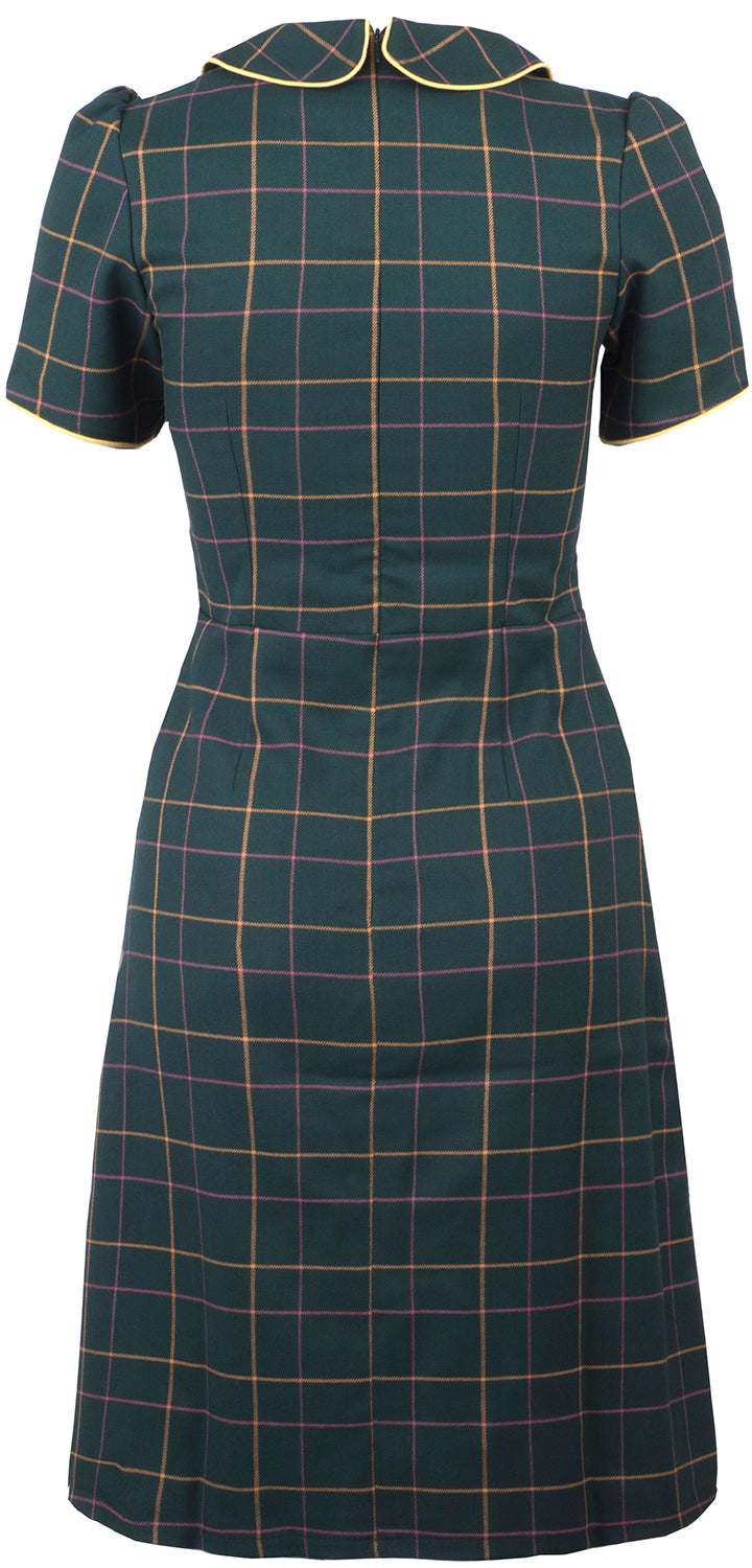 Very_Cherry_PAN_COLLAR_Vintage_40s_CHECKERED_Karo_Dress_Kleid_Gruen-32bsVjZ2bazfaD