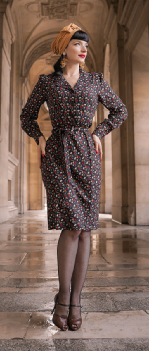 Very_Cherry_REVERS_Vintage_ROMANOVA_FLOWERS_Langarm_PENCIL_DRESS_Kleid9wiMILM9Xe4Ue