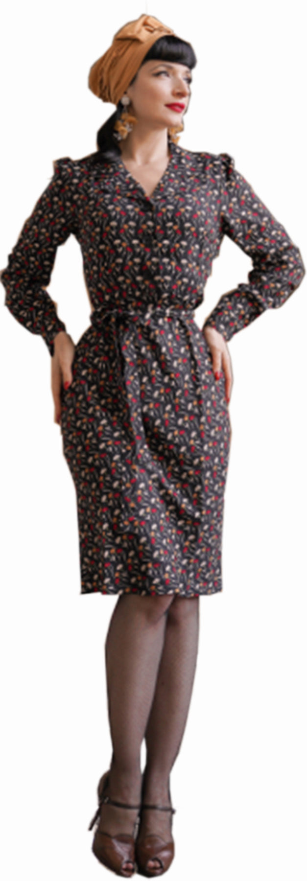 Very_Cherry_REVERS_Vintage_ROMANOVA_FLOWERS_Langarm_PENCIL_DRESS_Kleid_killer_kirschegNOYmOtg24vHS