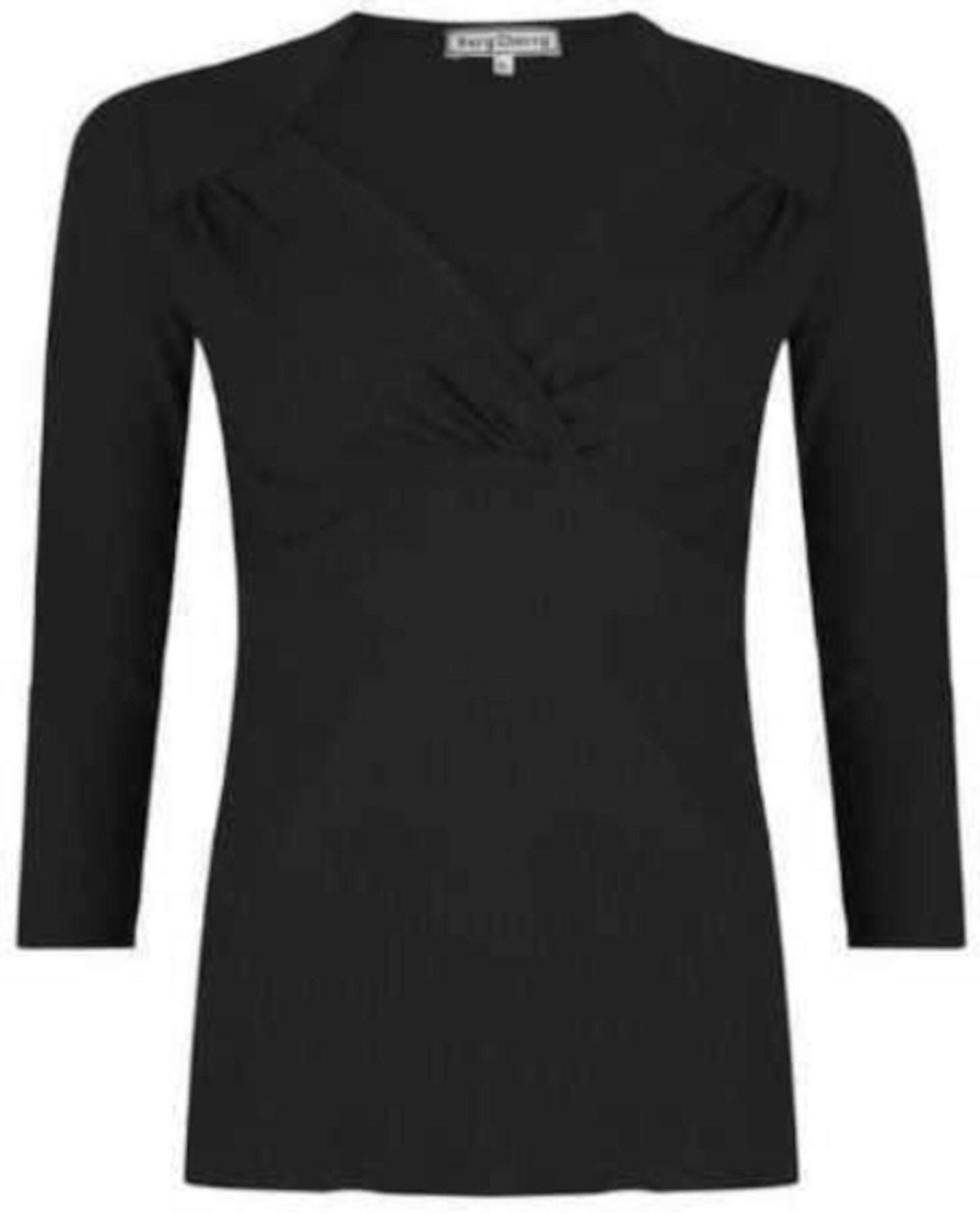 Very_Cherry_SWEETHEART_Vintage_BASIC_dreiviertel_Arm_RETRO_Oberteil_SHIRT_Schwarz_killer_kirsche_1