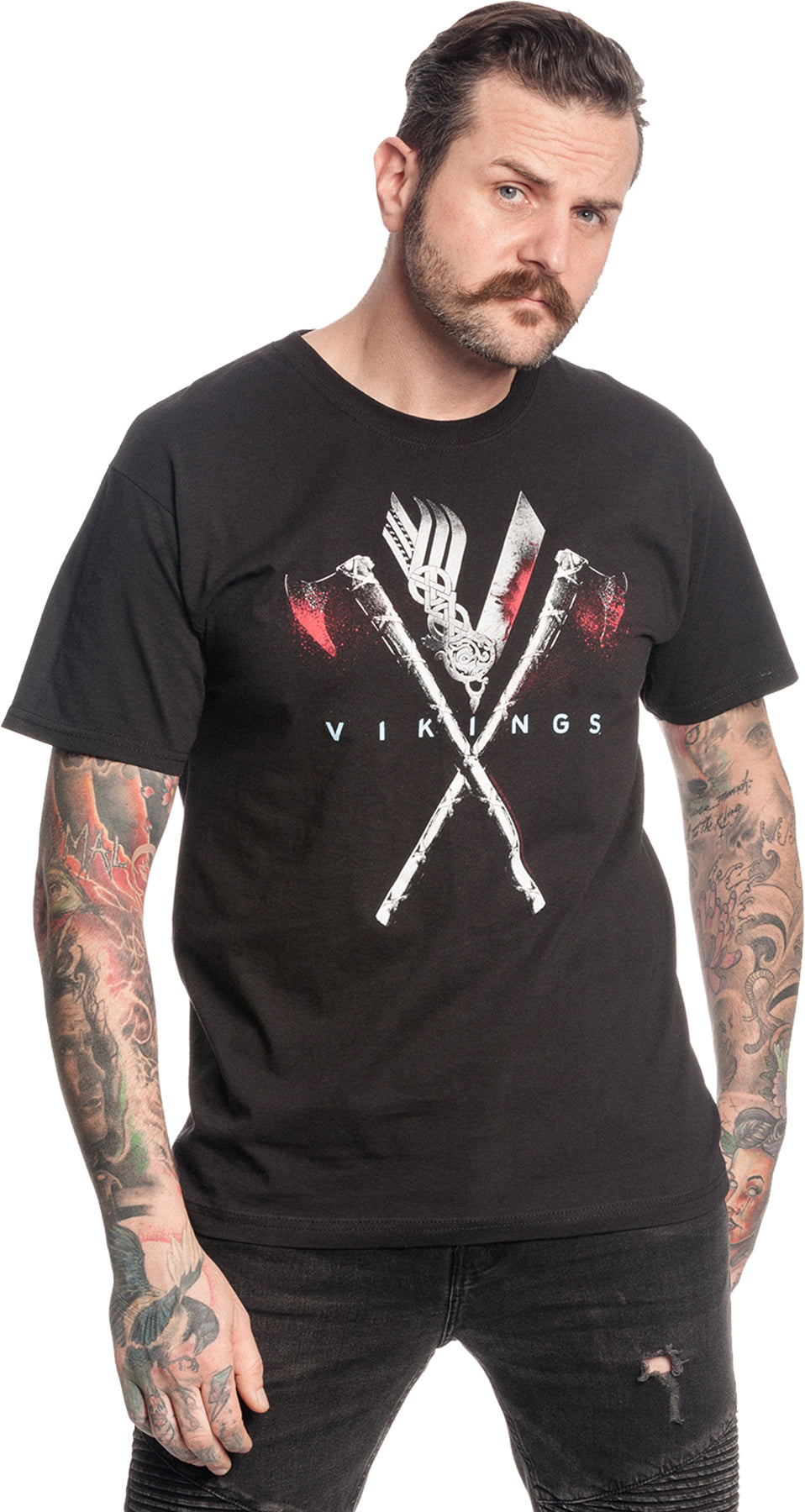Vikings_VIKINGS_AXE_Frontprint_Motiv_Retro_RUNDHALS_Kurzarm_Herren_T-SHIRT_Killer_Kirsche-16BhseT8C5cQLz