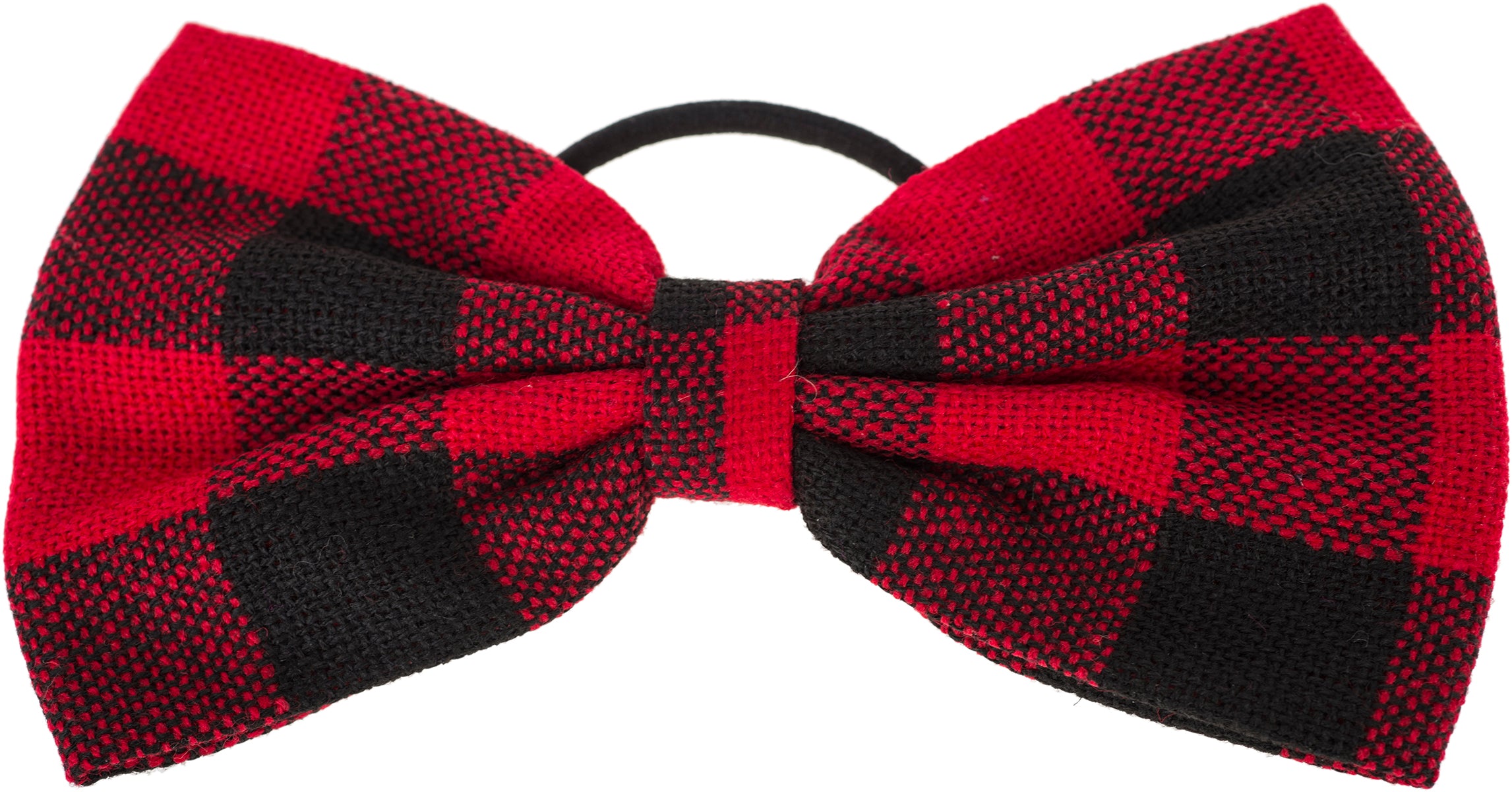Vintage_BIG_BOW_Schleife_KARO_Plaid_CHECK_Zopfband_HAARGUMMI-7zPlghrAgdz8II