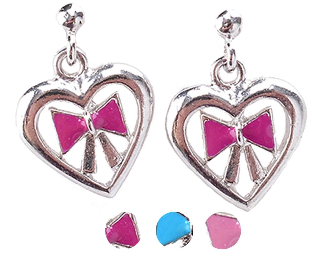 Vintage_BOW_Heart_Schleifen_Herzchen_Ohrhaenger_kol