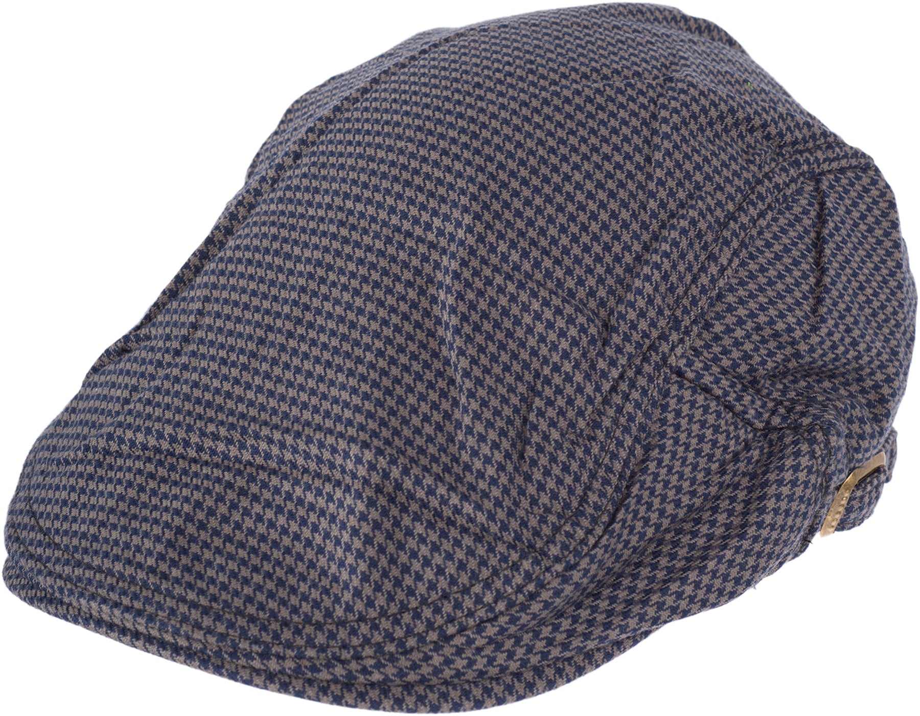 Vintage_DOGTOOTH_Hahnentritt_50s_Schiebermuetze_FLAT_CAP_-_dunkelgrau_killer_kirsche